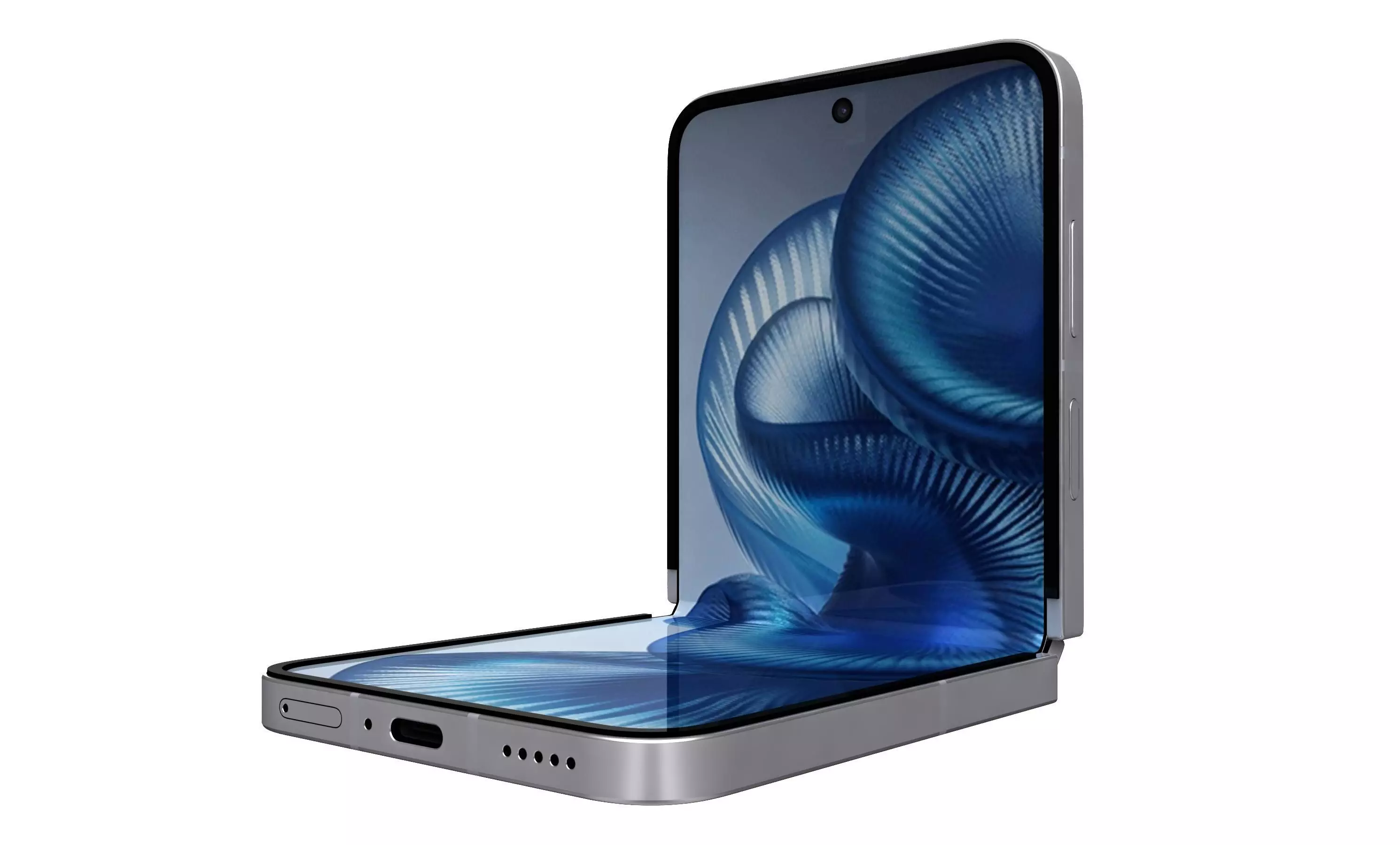 Xiaomi MIX Flip 2 Deep Sea Blue 3D model_31