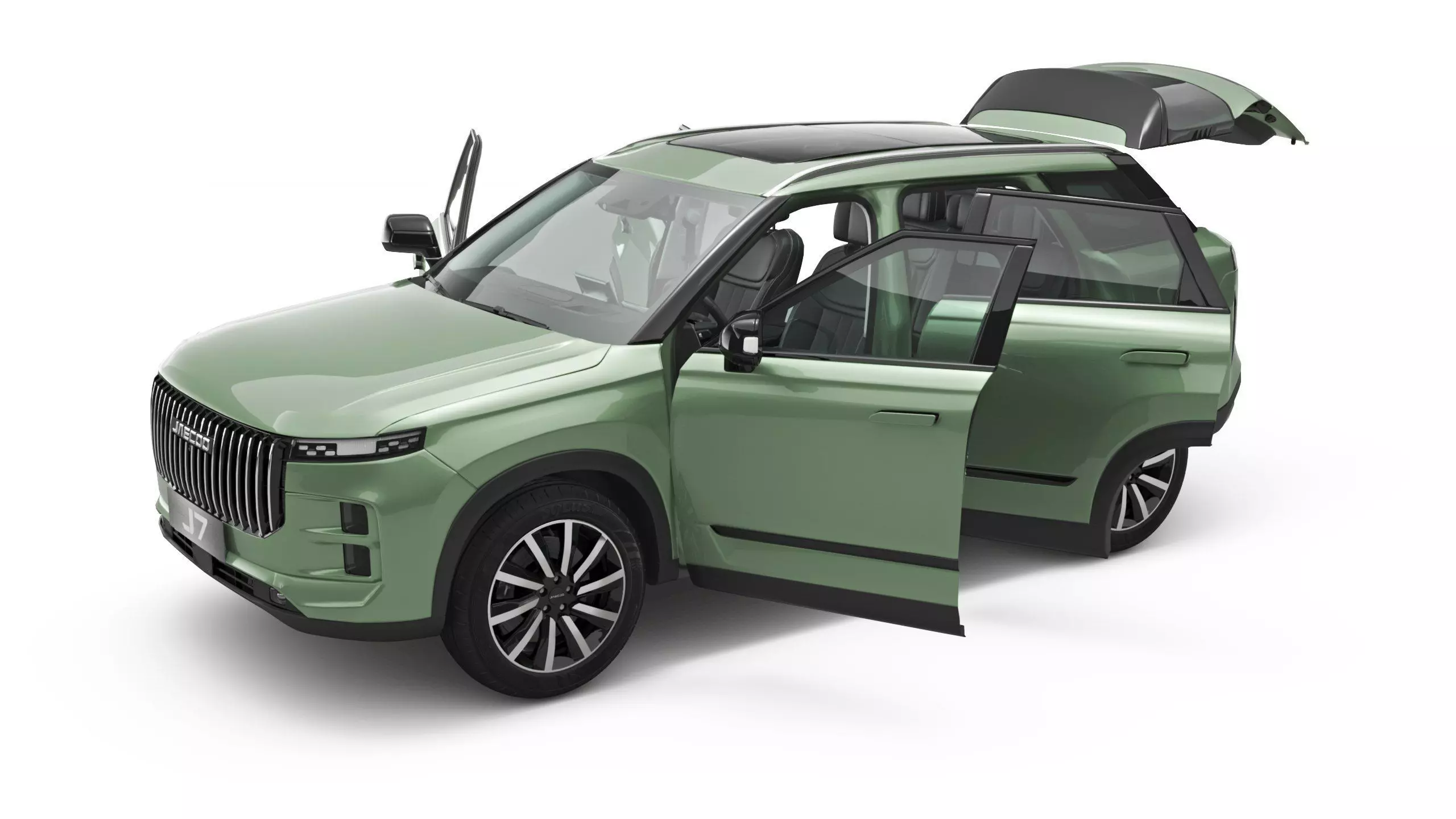 2025 Jaecoo J7 With Interior 3D model_8