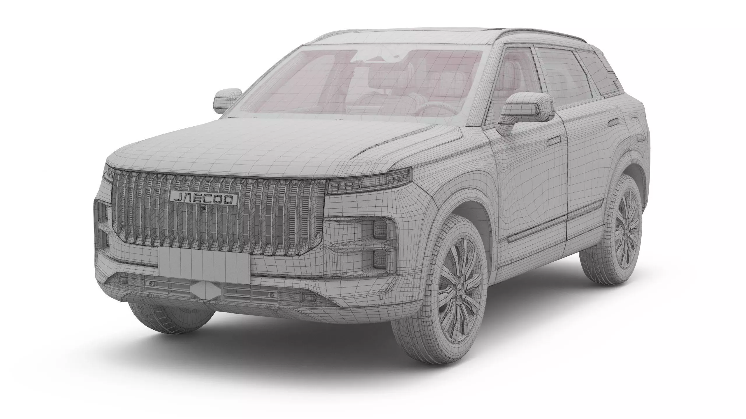 2025 Jaecoo J7 With Interior 3D model_17