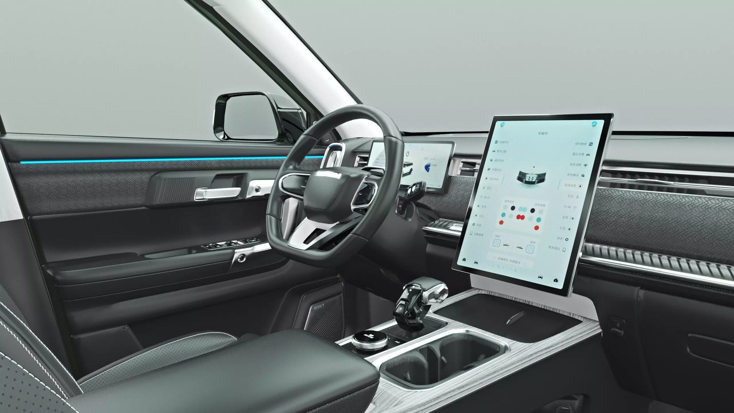 2025 Jaecoo J7 With Interior 3D model_12