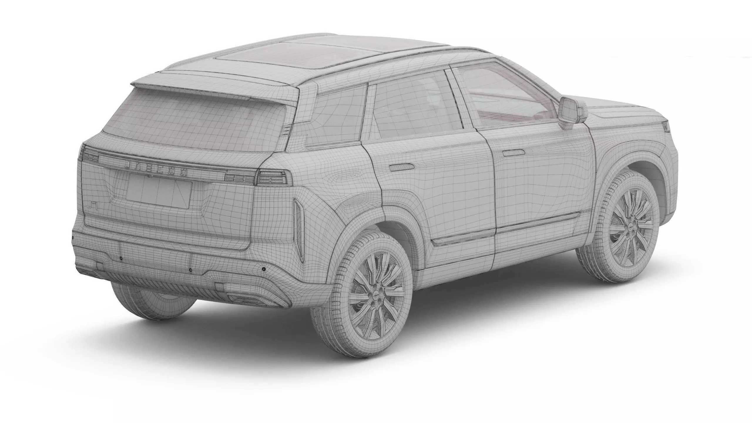 2025 Jaecoo J7 With Interior 3D model_18