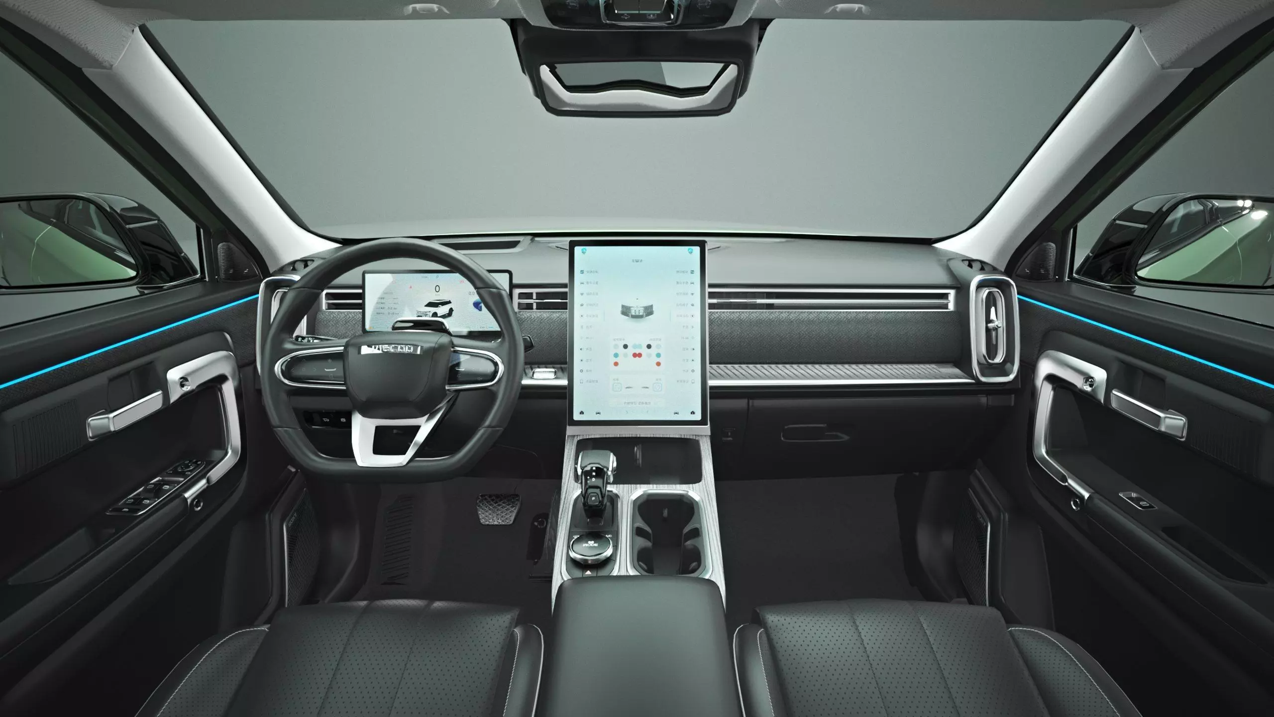 2025 Jaecoo J7 With Interior 3D model_11