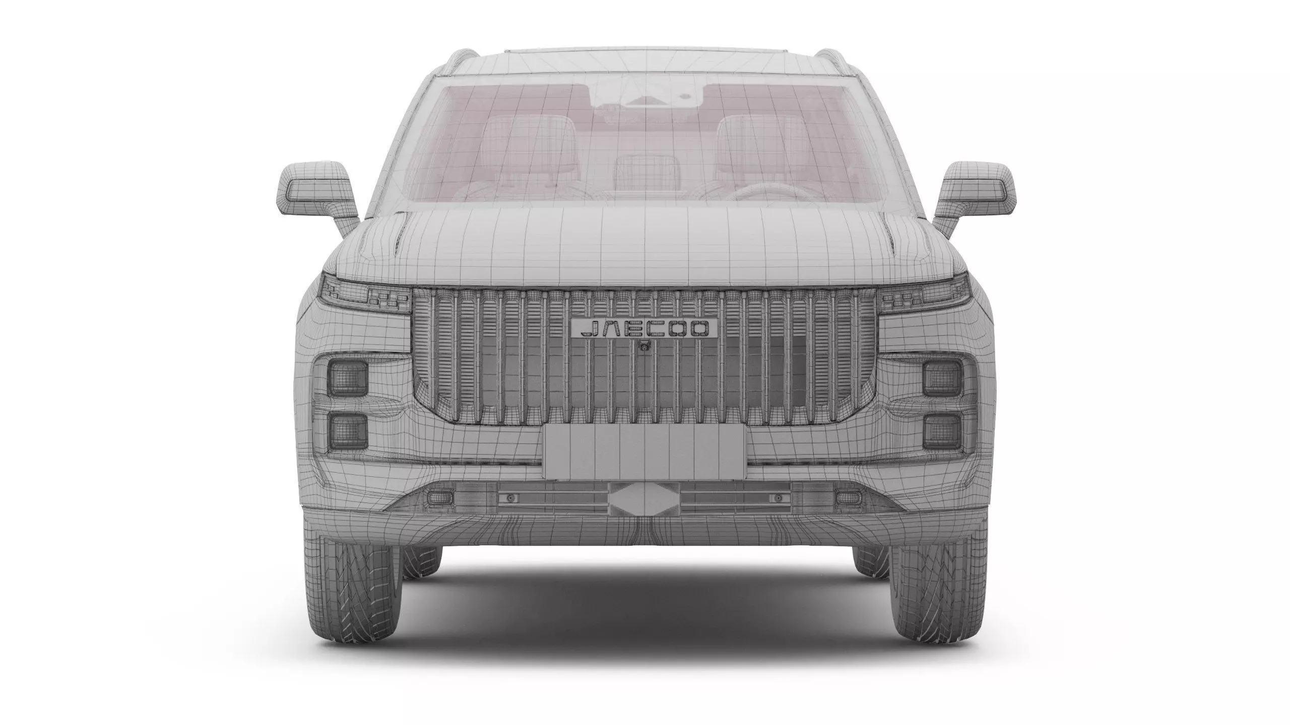 2025 Jaecoo J7 With Interior 3D model_19