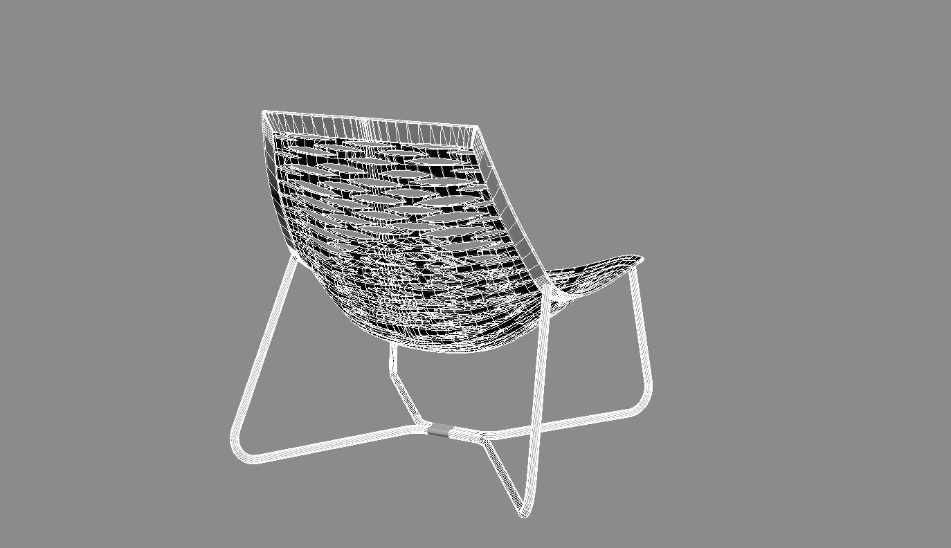 York Lounge Chair by Modloft 3D model_4