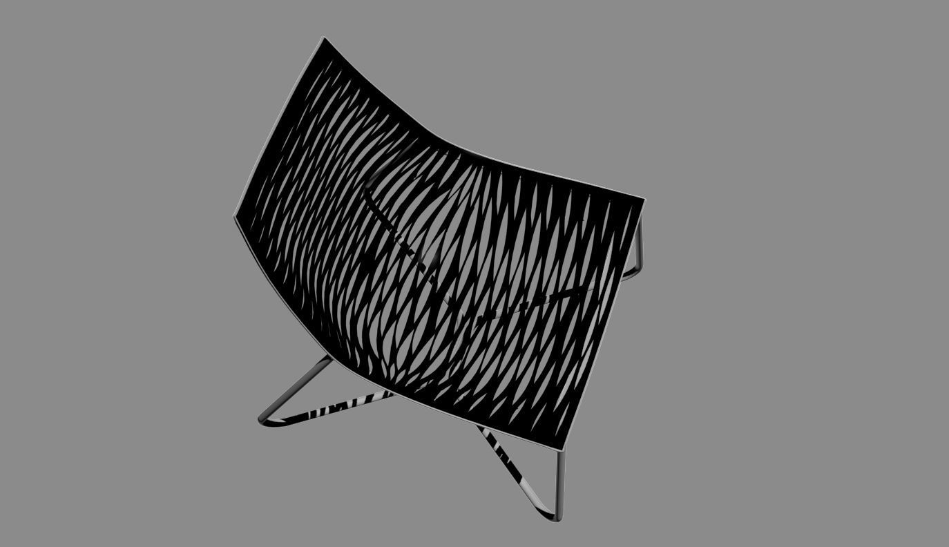 York Lounge Chair by Modloft 3D model_6