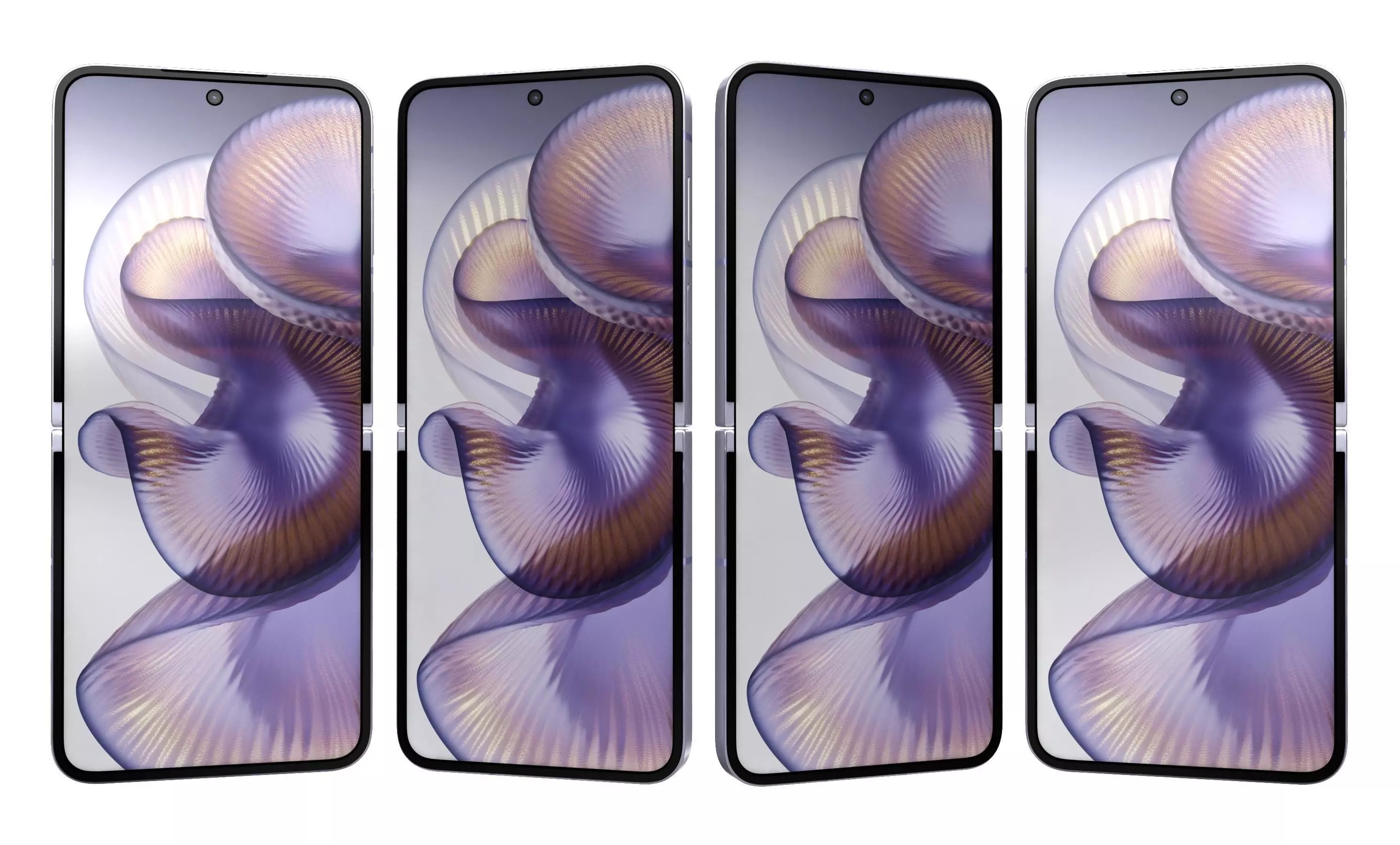 Xiaomi MIX Flip 2 Nebula Purple 3D model_14