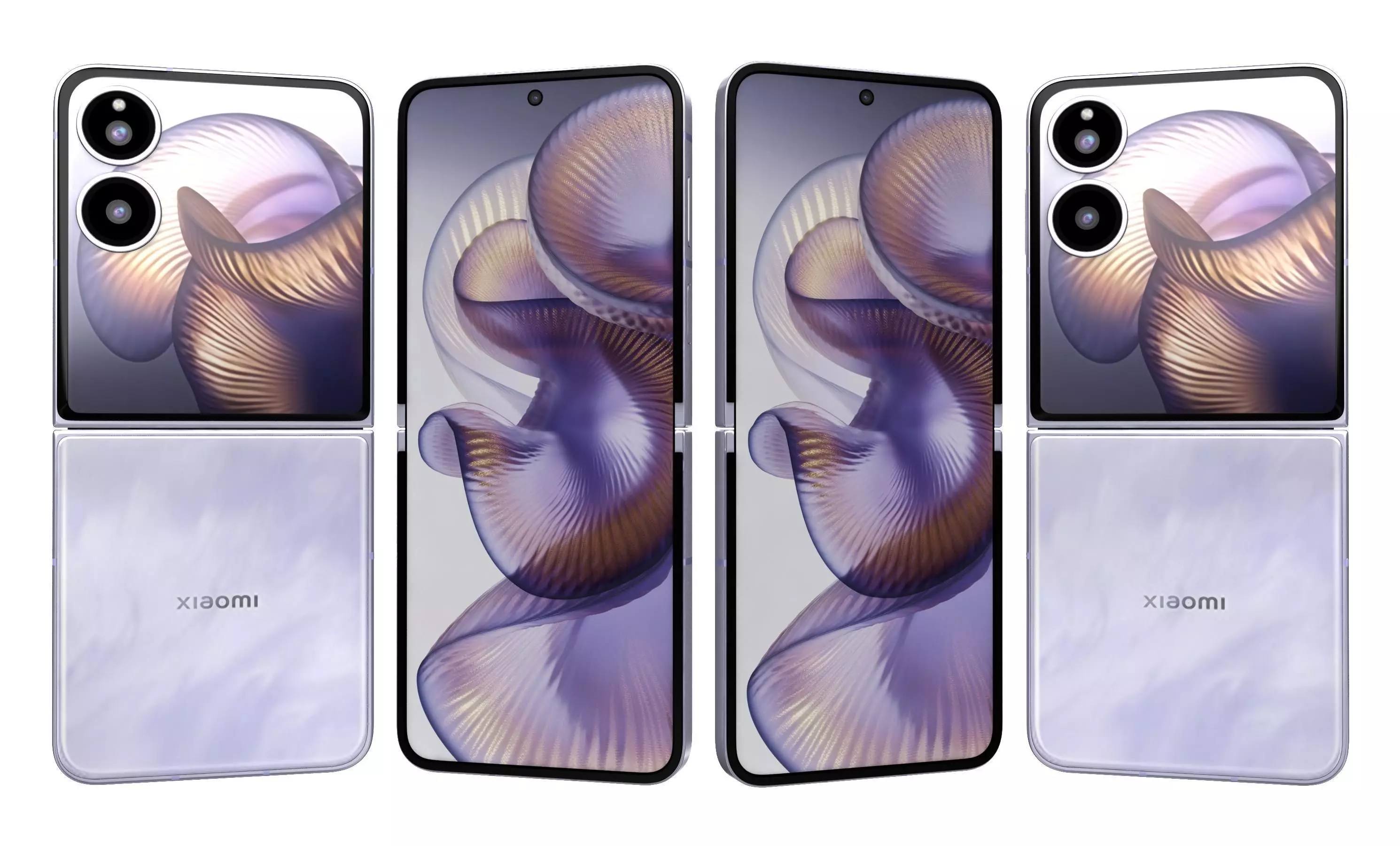 Xiaomi MIX Flip 2 Nebula Purple 3D model_18