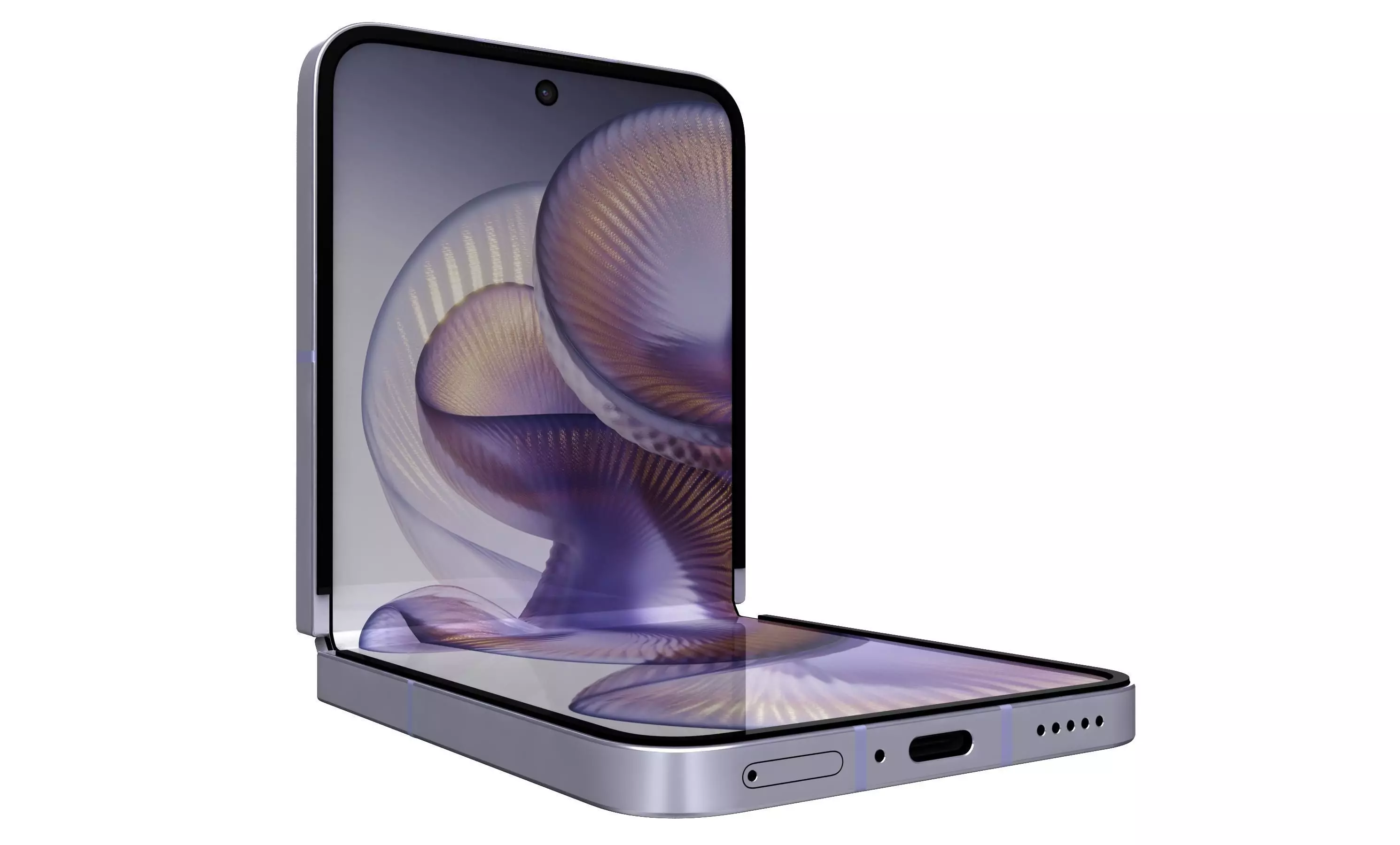 Xiaomi MIX Flip 2 Nebula Purple 3D model_7