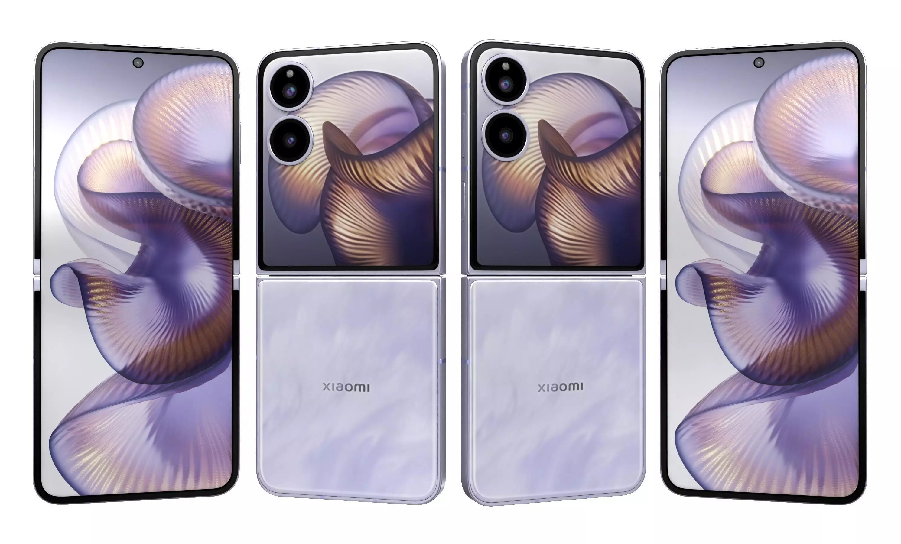 Xiaomi MIX Flip 2 Nebula Purple 3D model_13