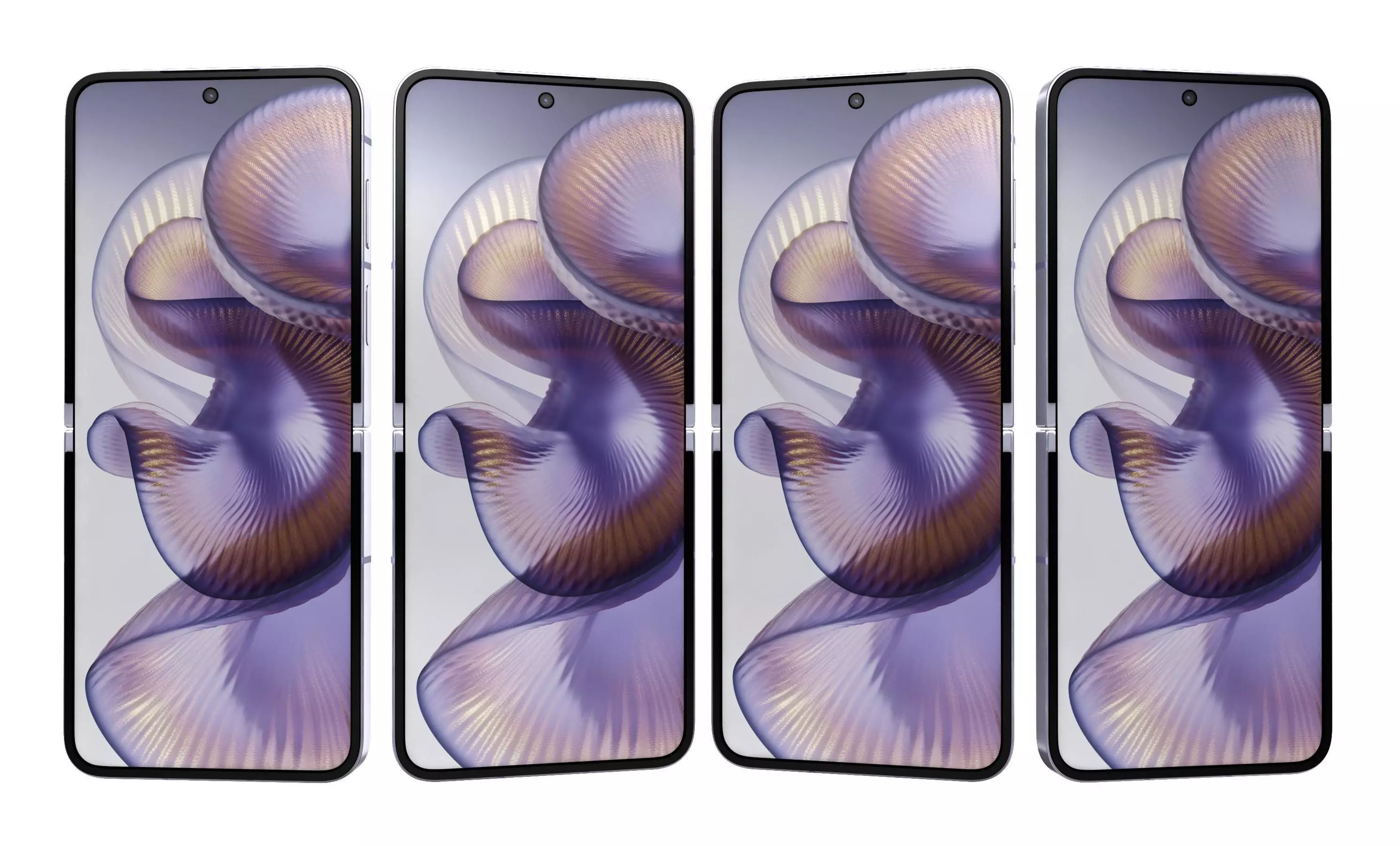 Xiaomi MIX Flip 2 Nebula Purple 3D model_8