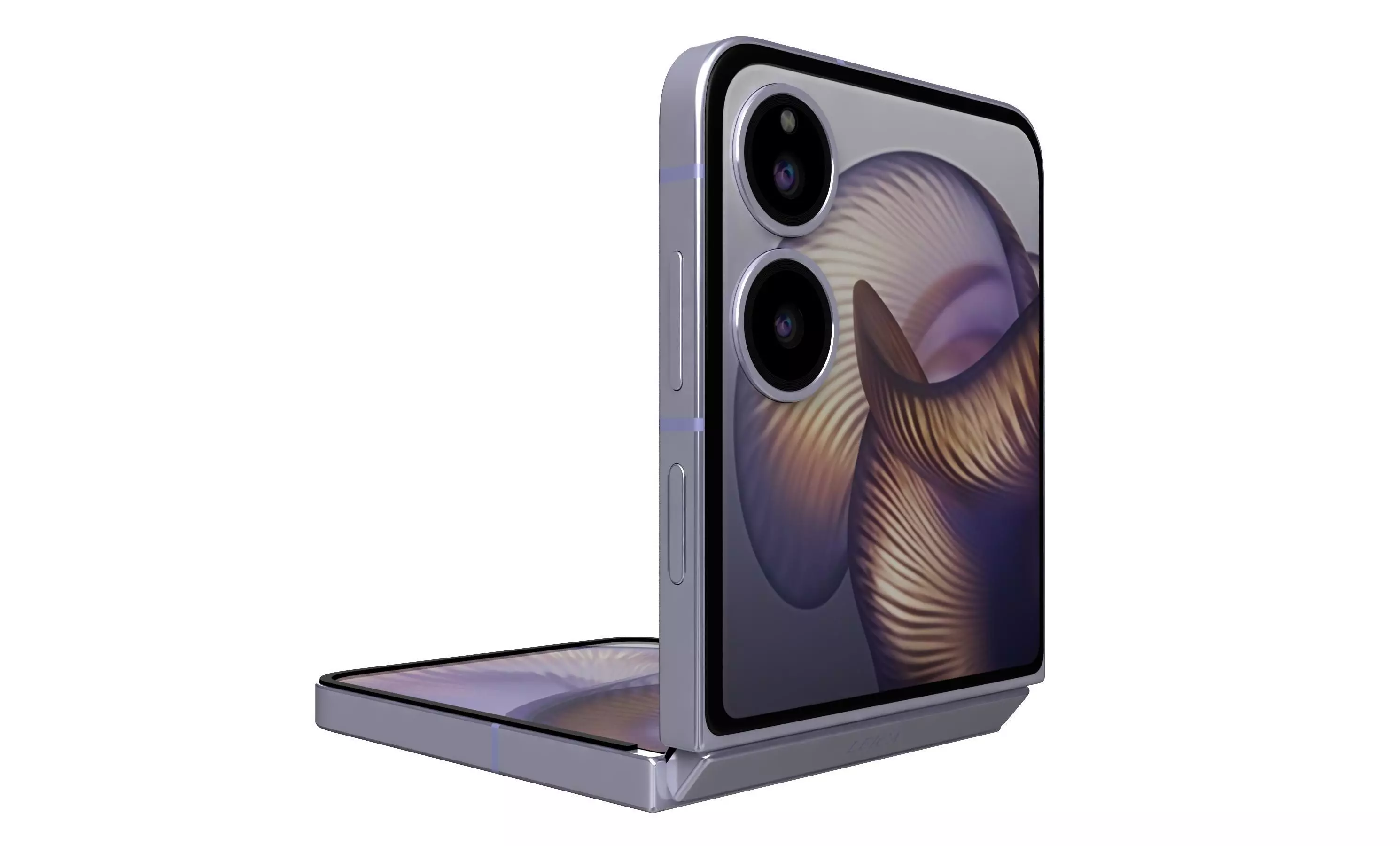 Xiaomi MIX Flip 2 Nebula Purple 3D model_3