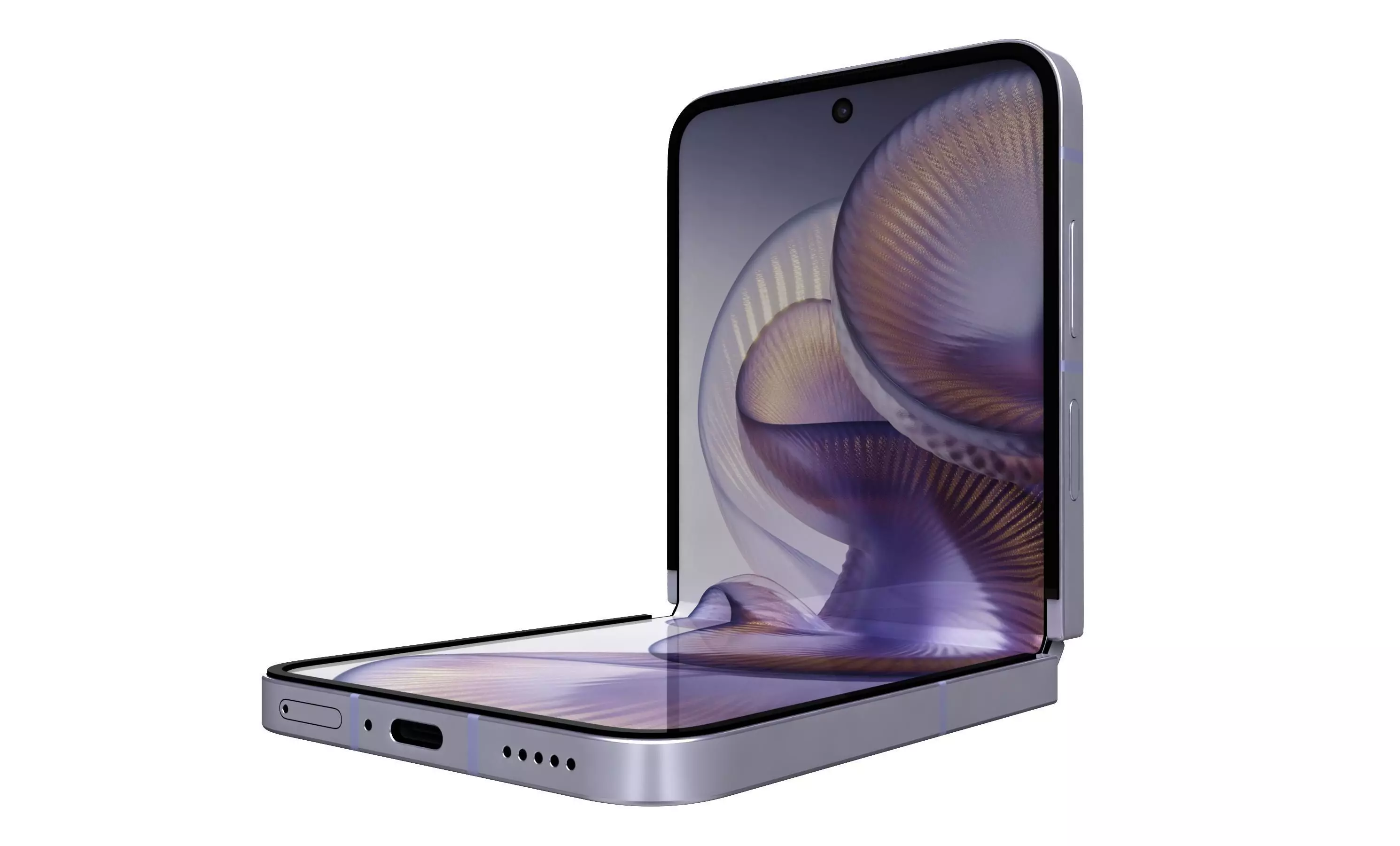Xiaomi MIX Flip 2 Nebula Purple 3D model_5