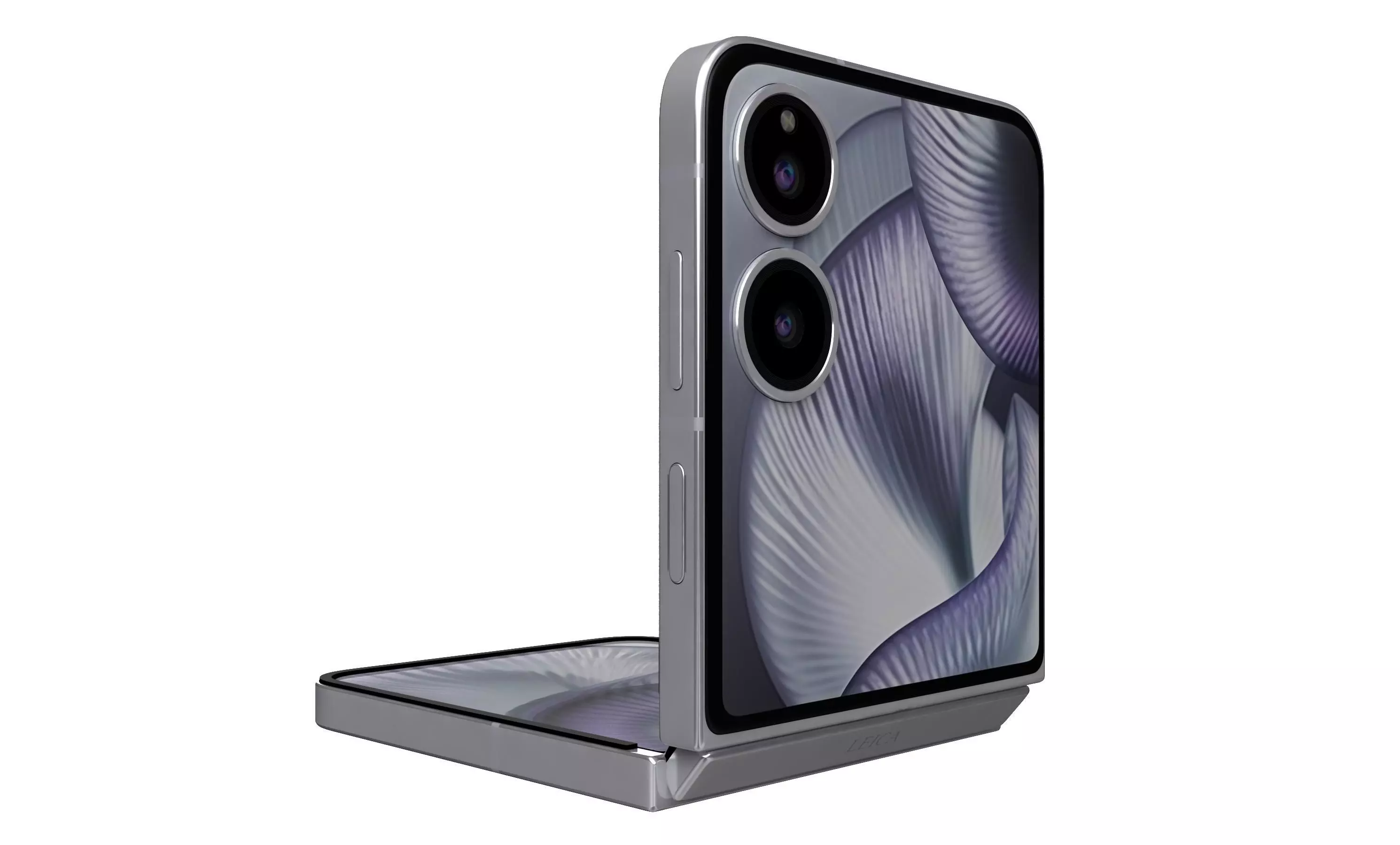 Xiaomi MIX Flip 2 Shell White 3D model_5