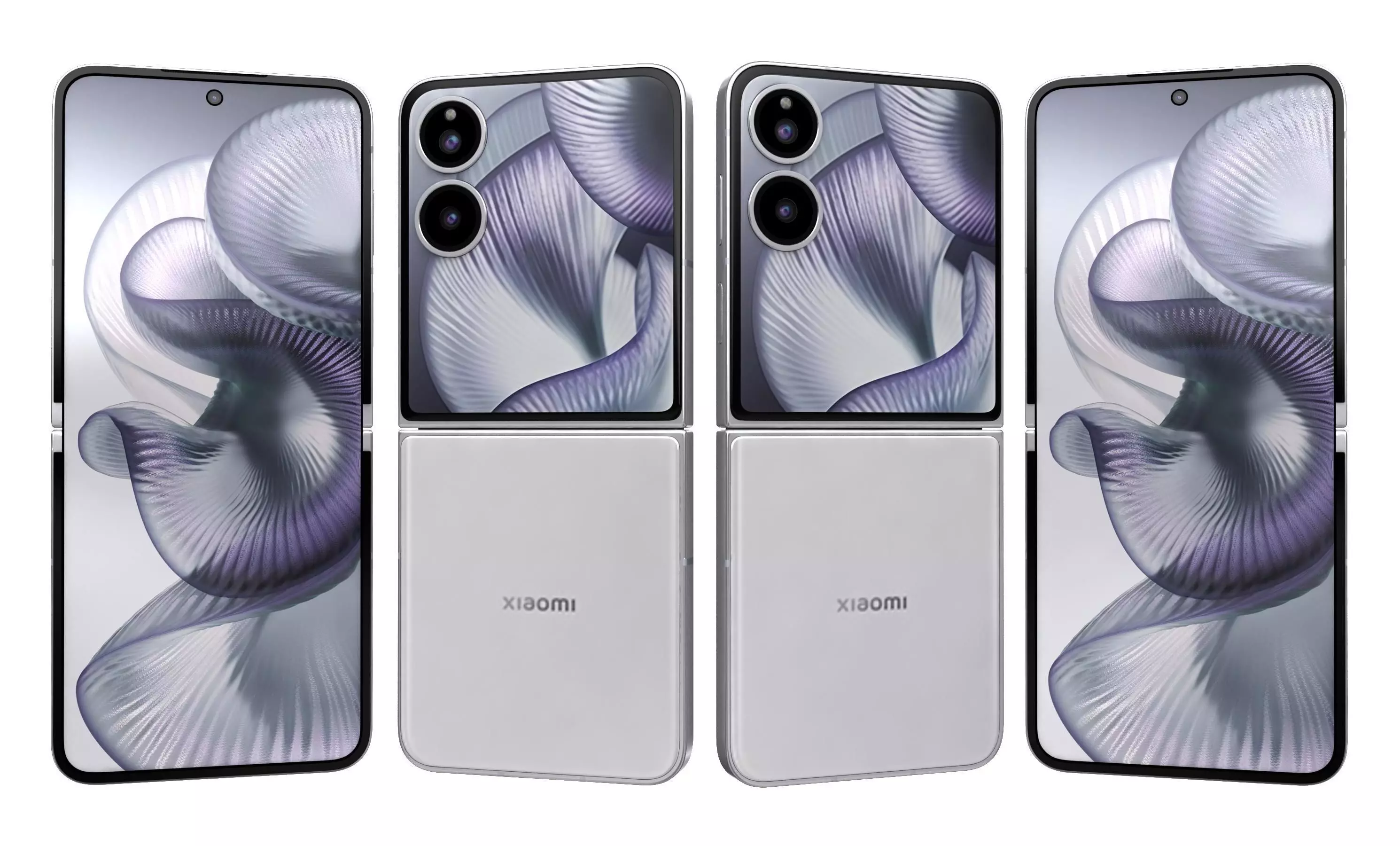 Xiaomi MIX Flip 2 Shell White 3D model_20