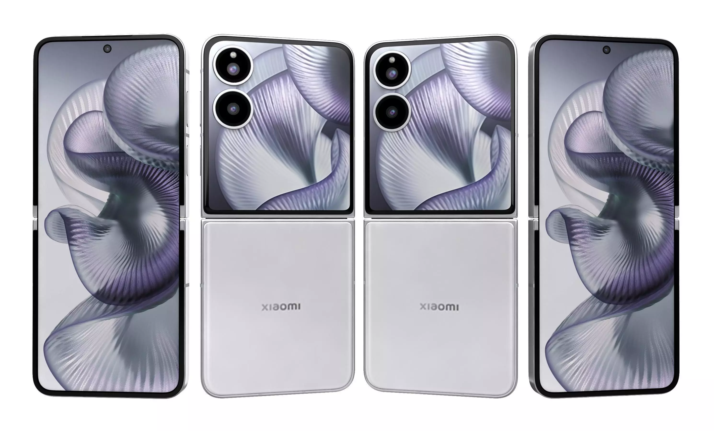 Xiaomi MIX Flip 2 Shell White 3D model_14