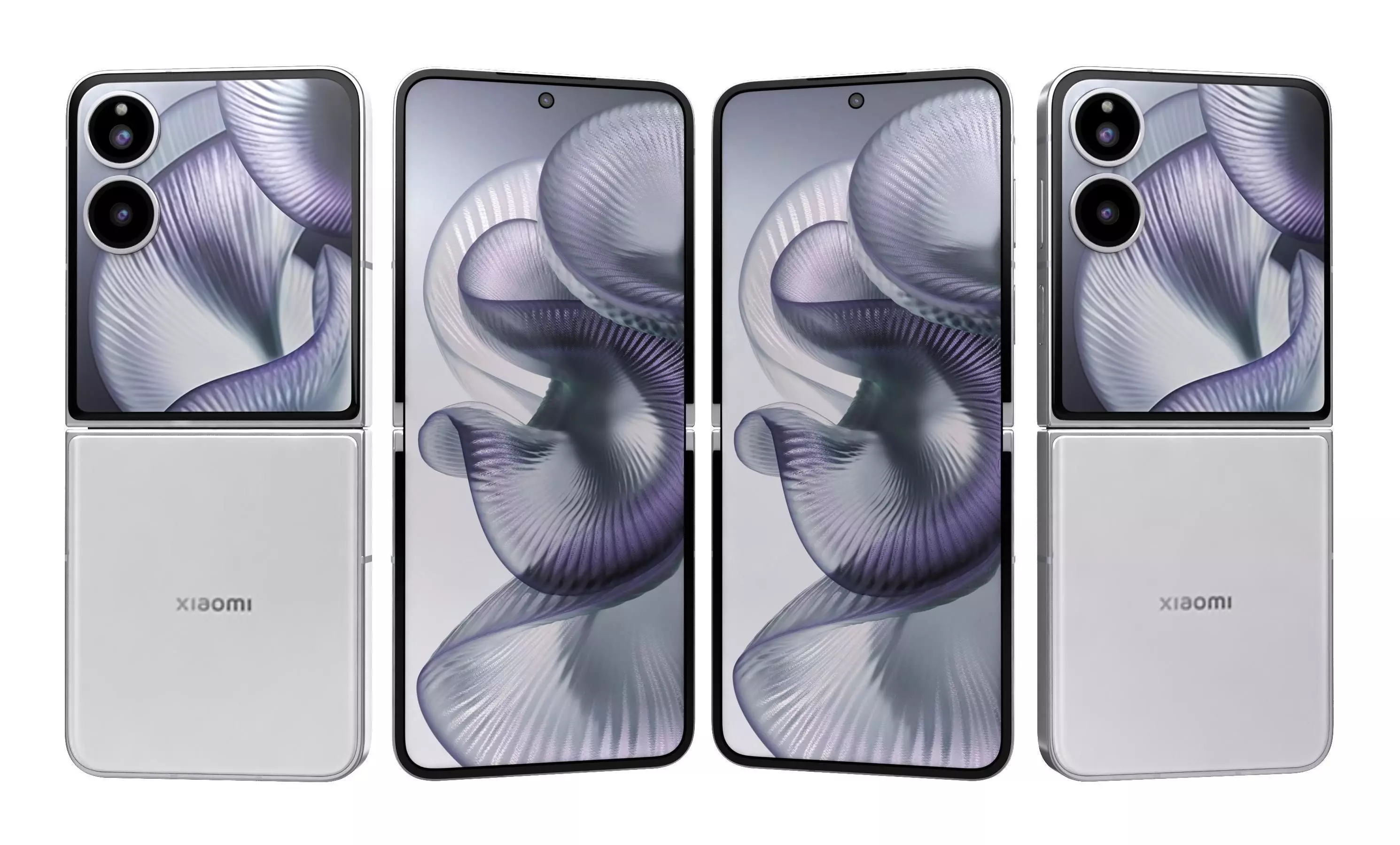 Xiaomi MIX Flip 2 Shell White 3D model_16