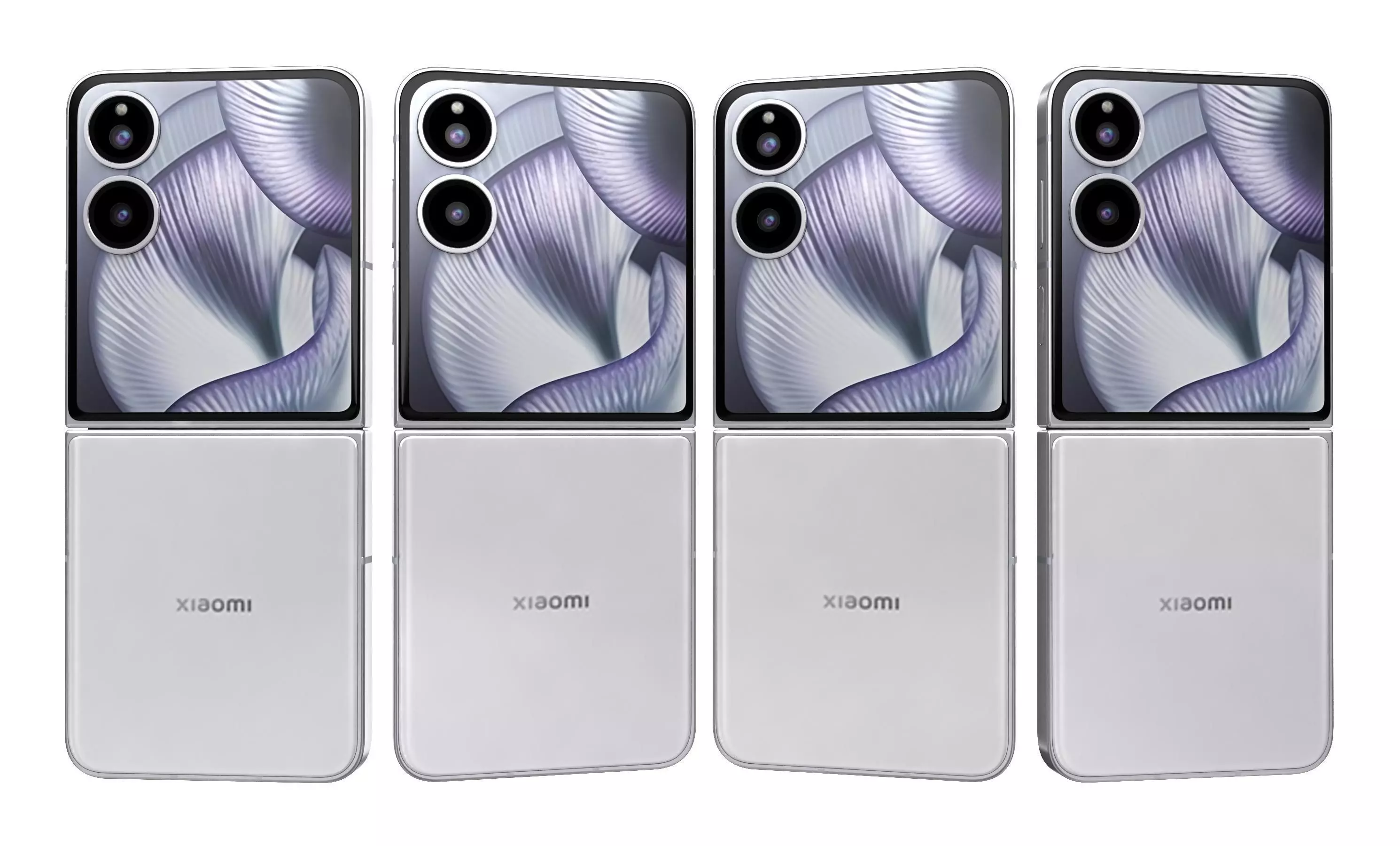 Xiaomi MIX Flip 2 Shell White 3D model_17