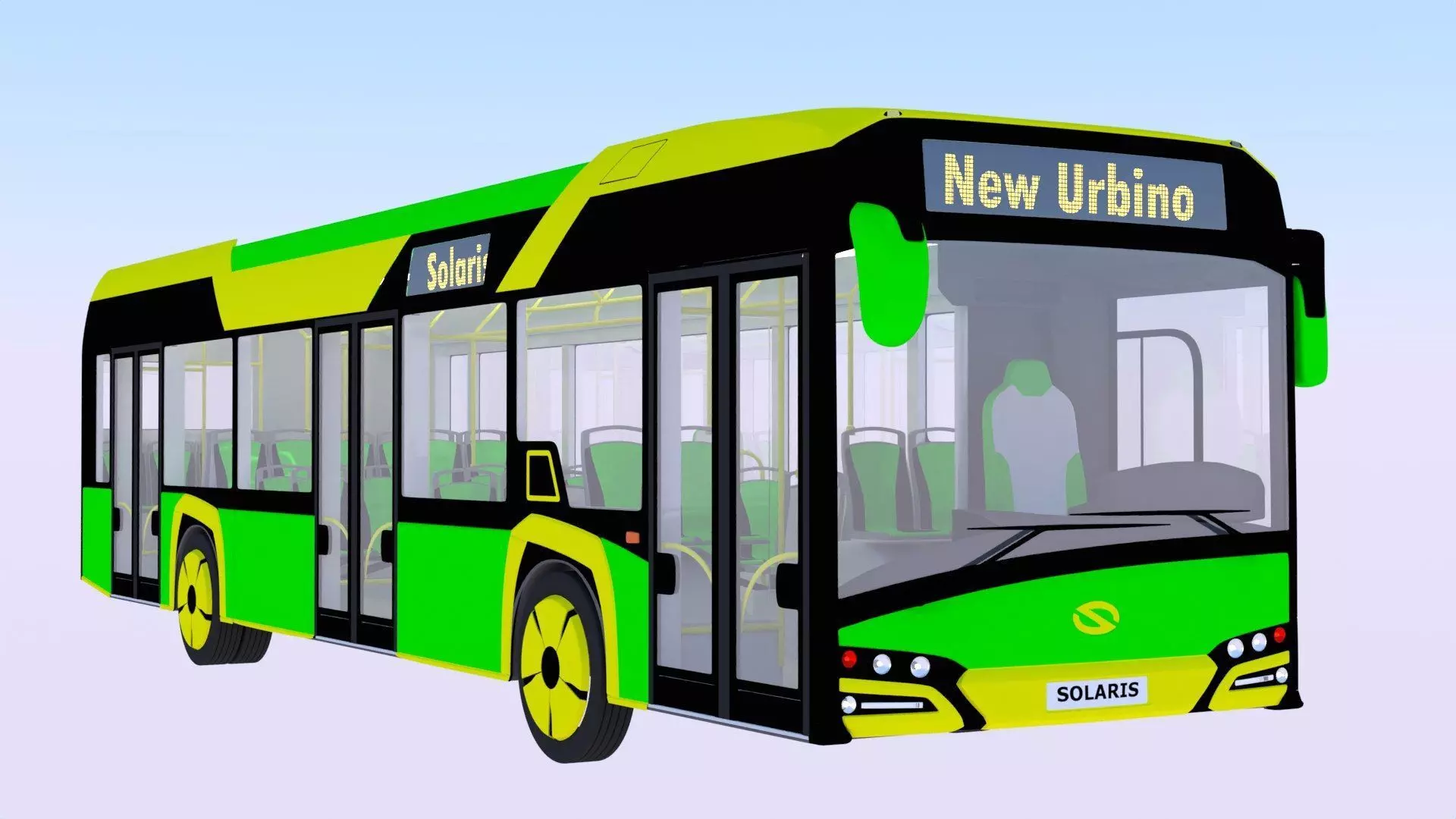 Pesa Link and Solaris Urbino 3D Model Collection_2