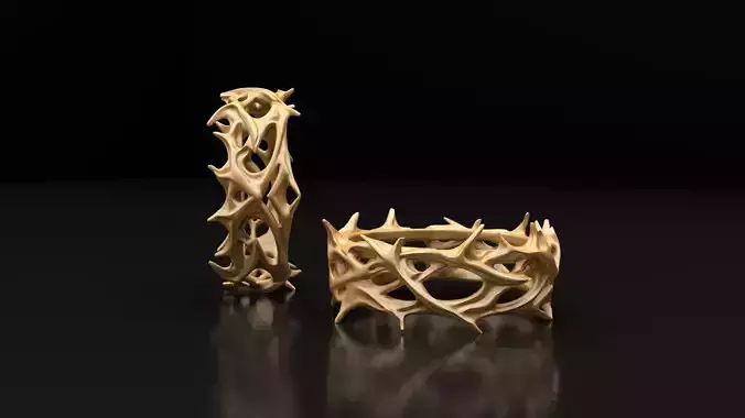 Christ Crown Ring 3D Printable 