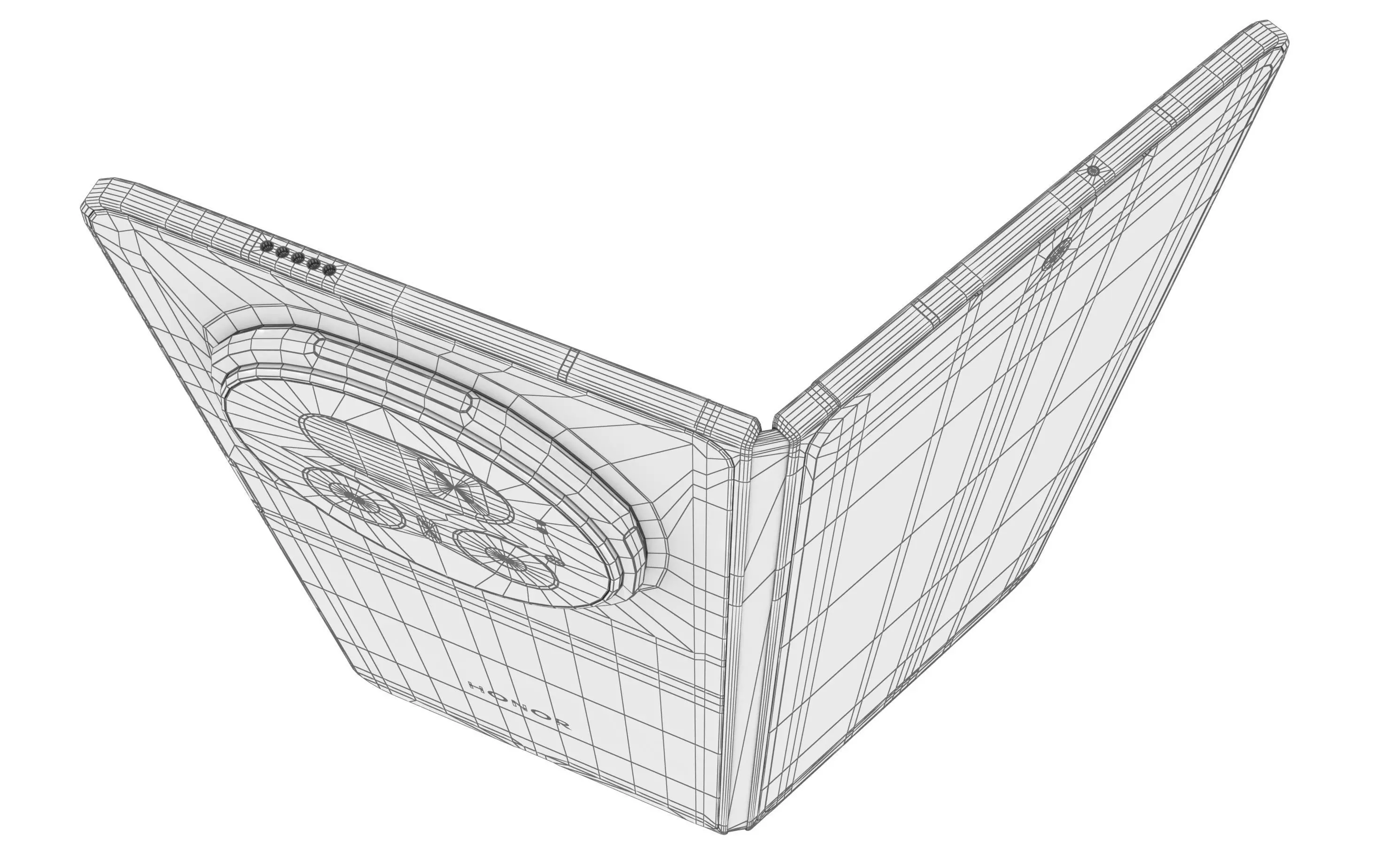 Honor Magic V5 Black 3D model_21