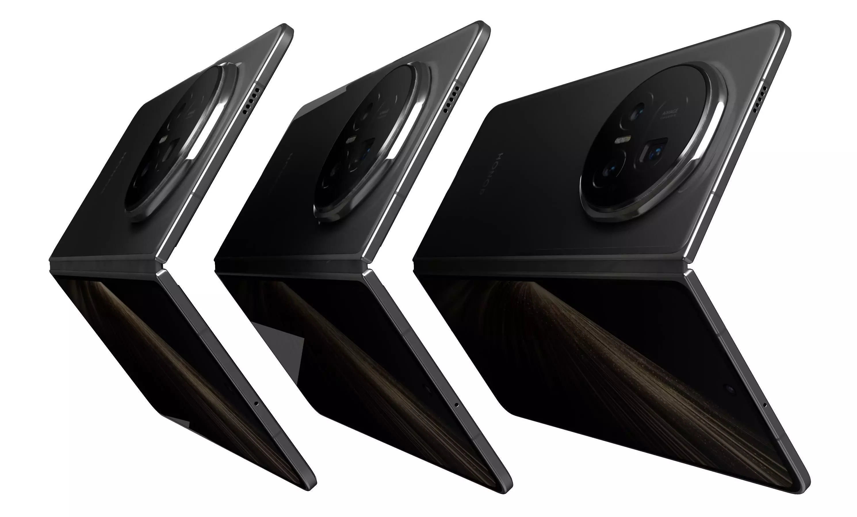 Honor Magic V5 Black 3D model_5