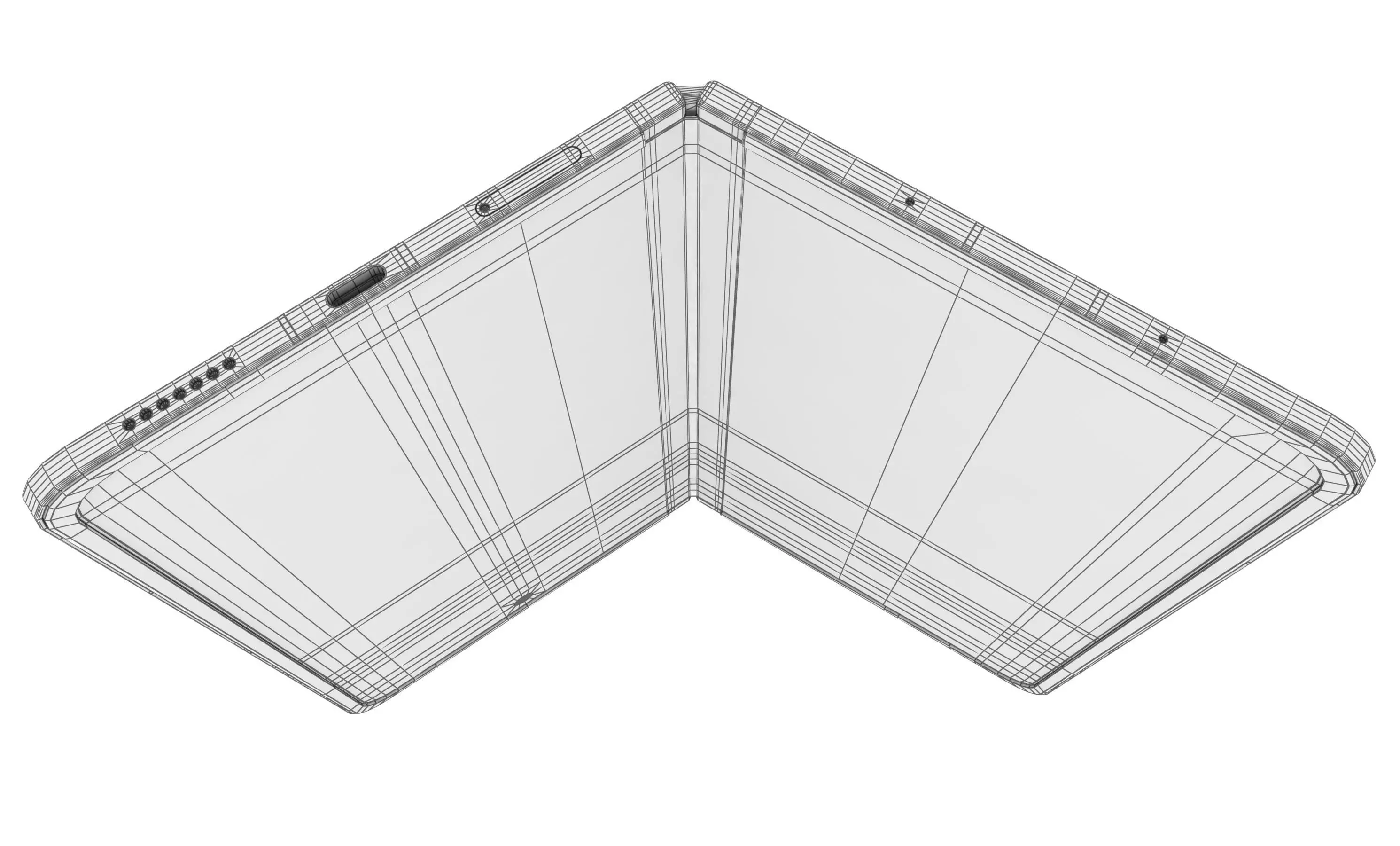 Honor Magic V5 Black 3D model_22