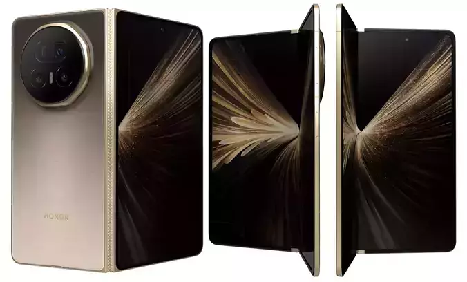 Honor Magic V5 Dawn Gold