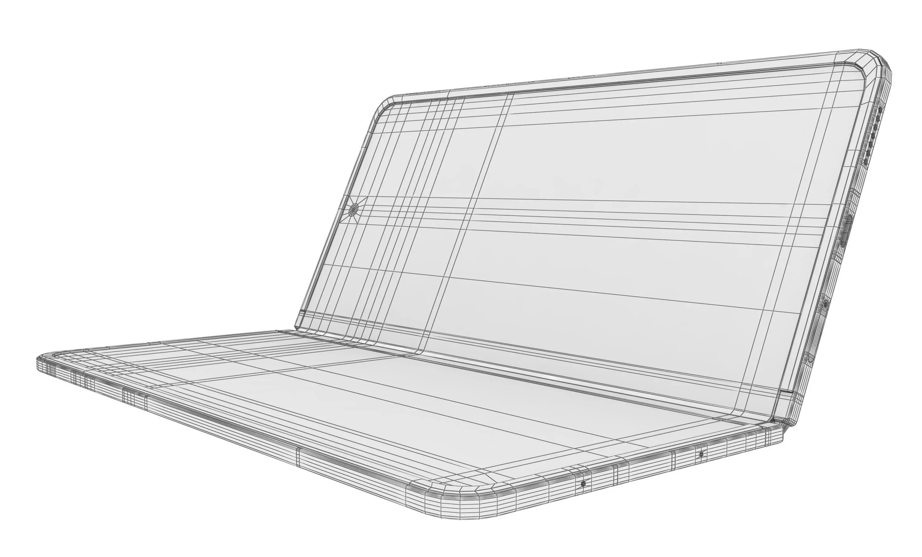 Honor Magic V5 Ivory White 3D model_17