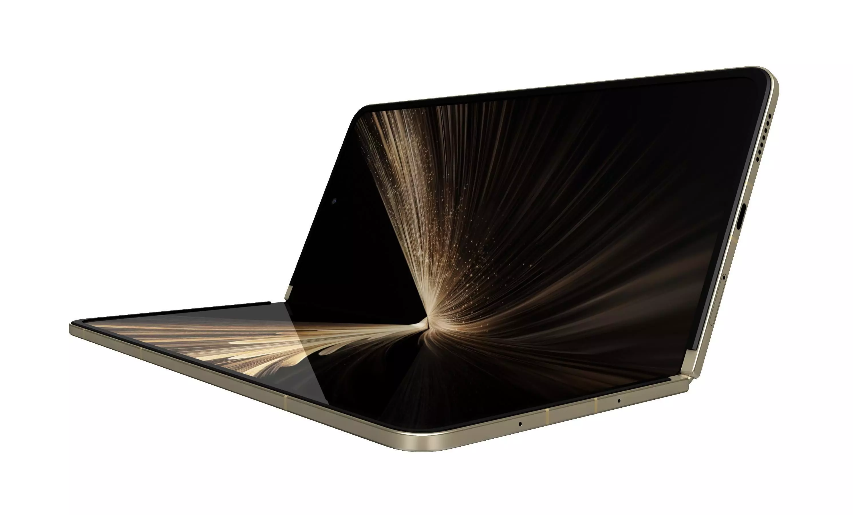 Honor Magic V5 Ivory White 3D model_25