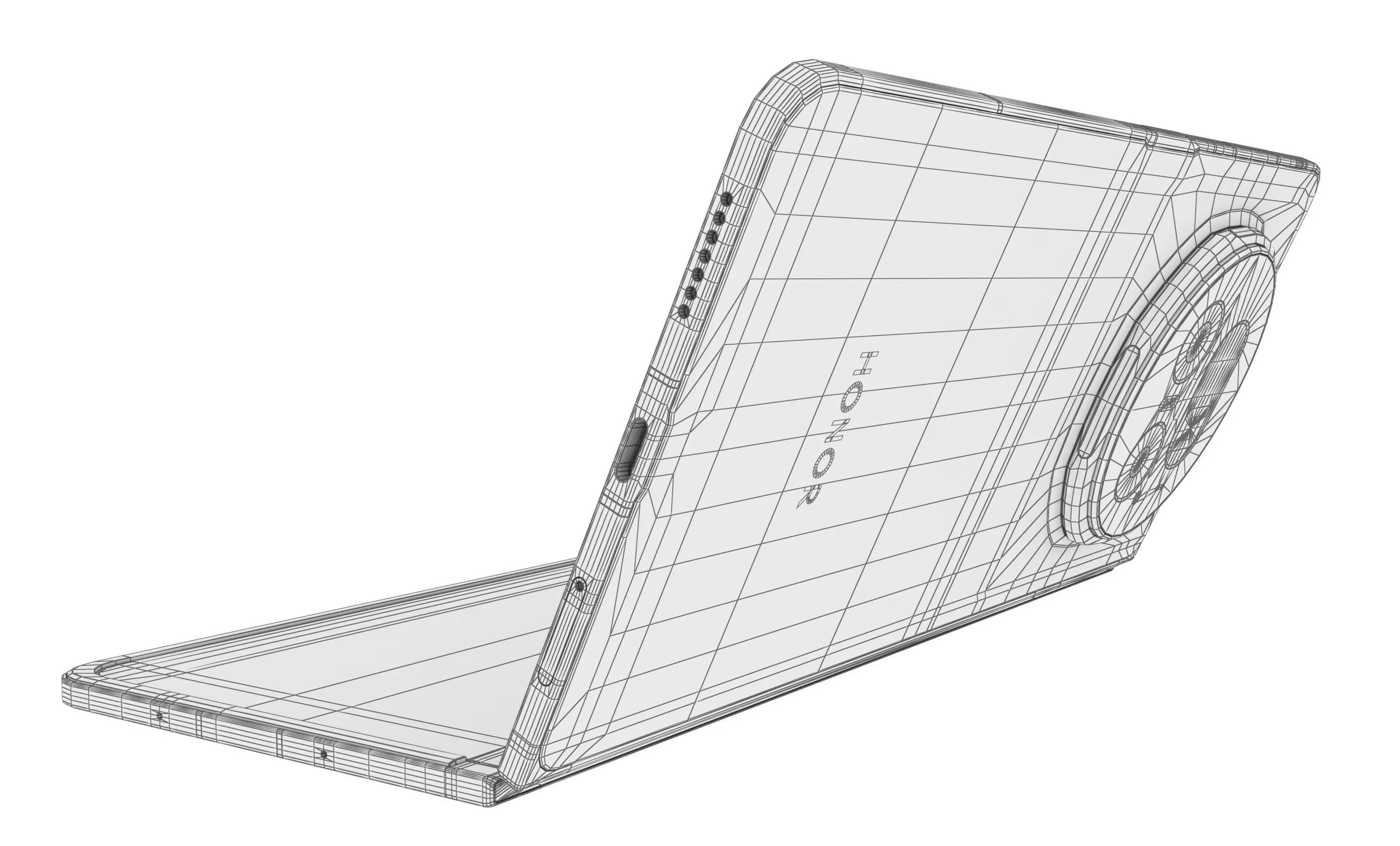 Honor Magic V5 Ivory White 3D model_16