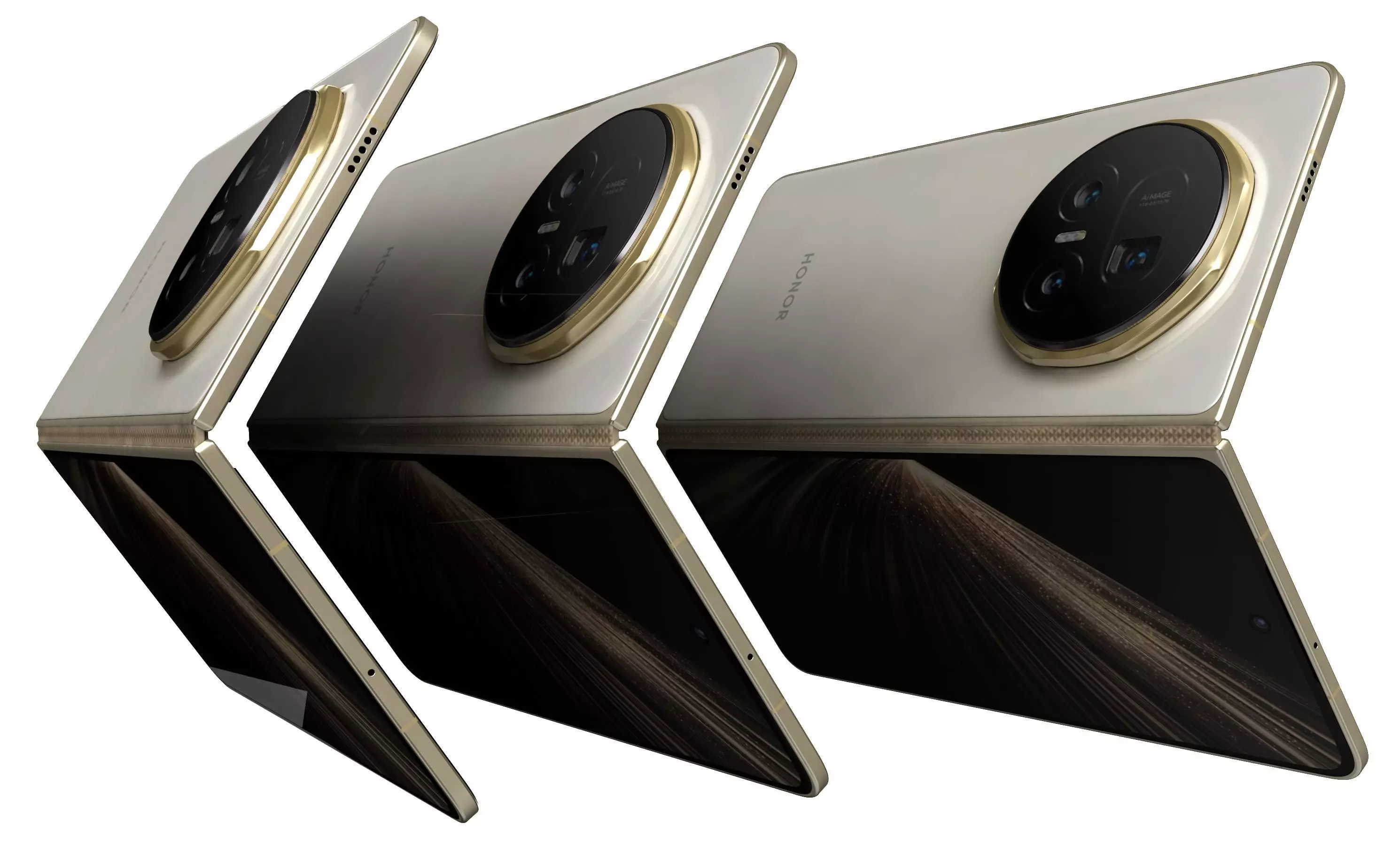 Honor Magic V5 Ivory White 3D model_7