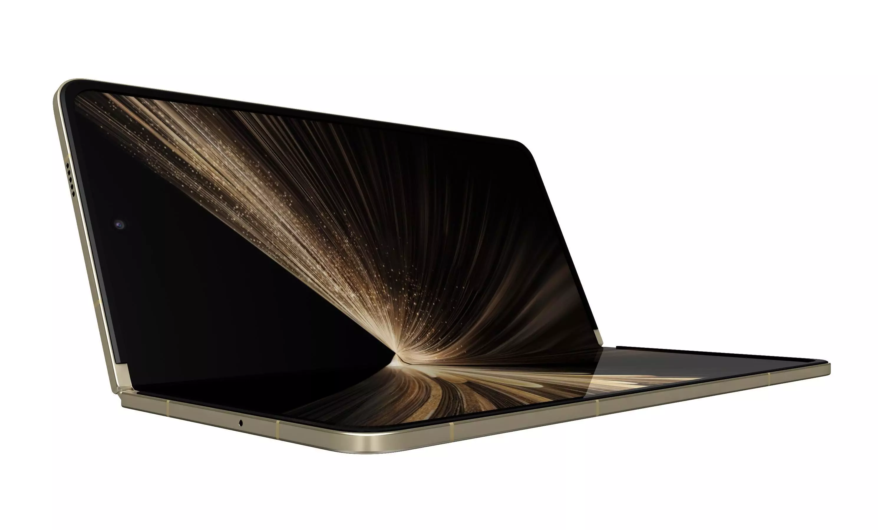 Honor Magic V5 Ivory White 3D model_1