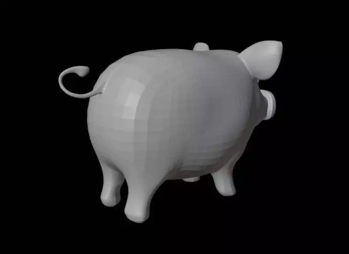 piggy 3D print model_2