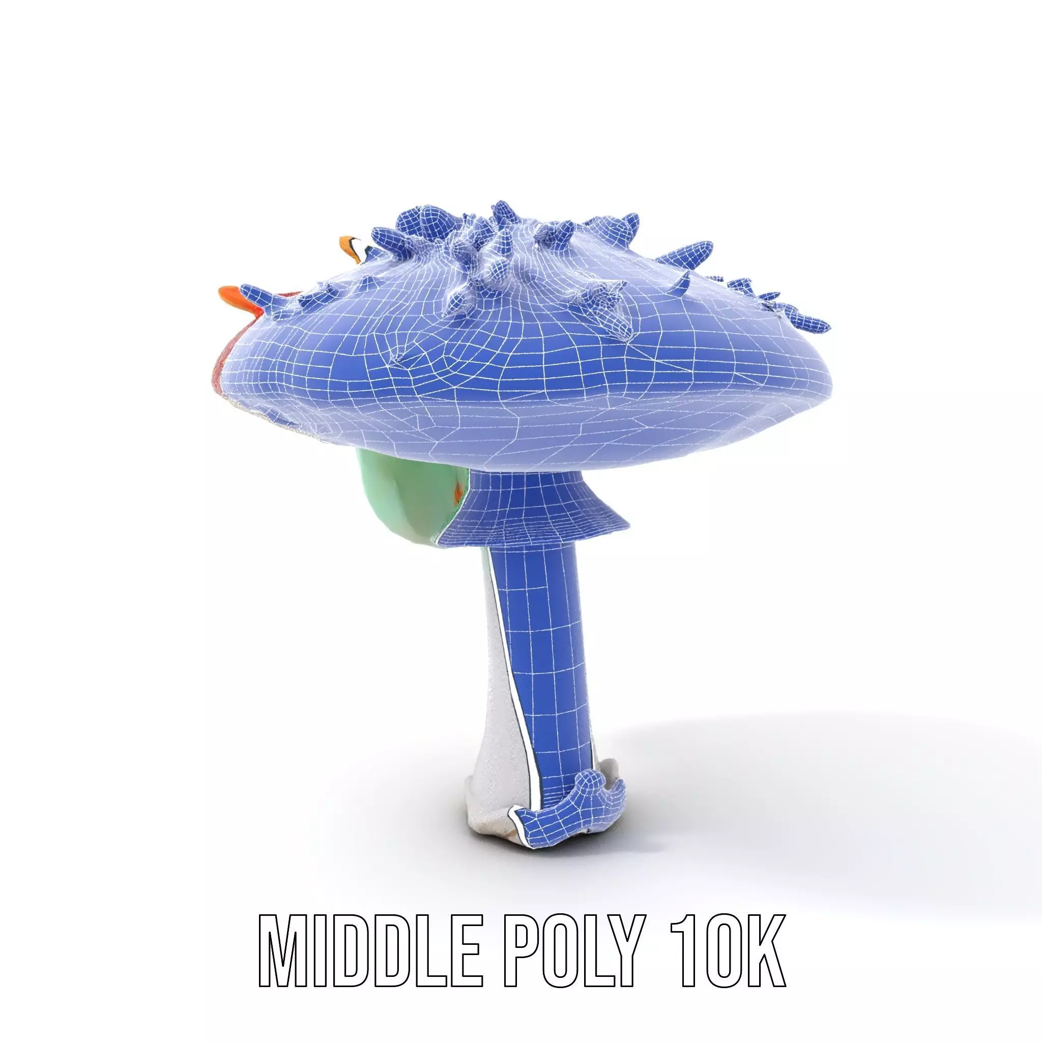 Vibrant Mushroom Cap model pack Low-poly 3D model_27