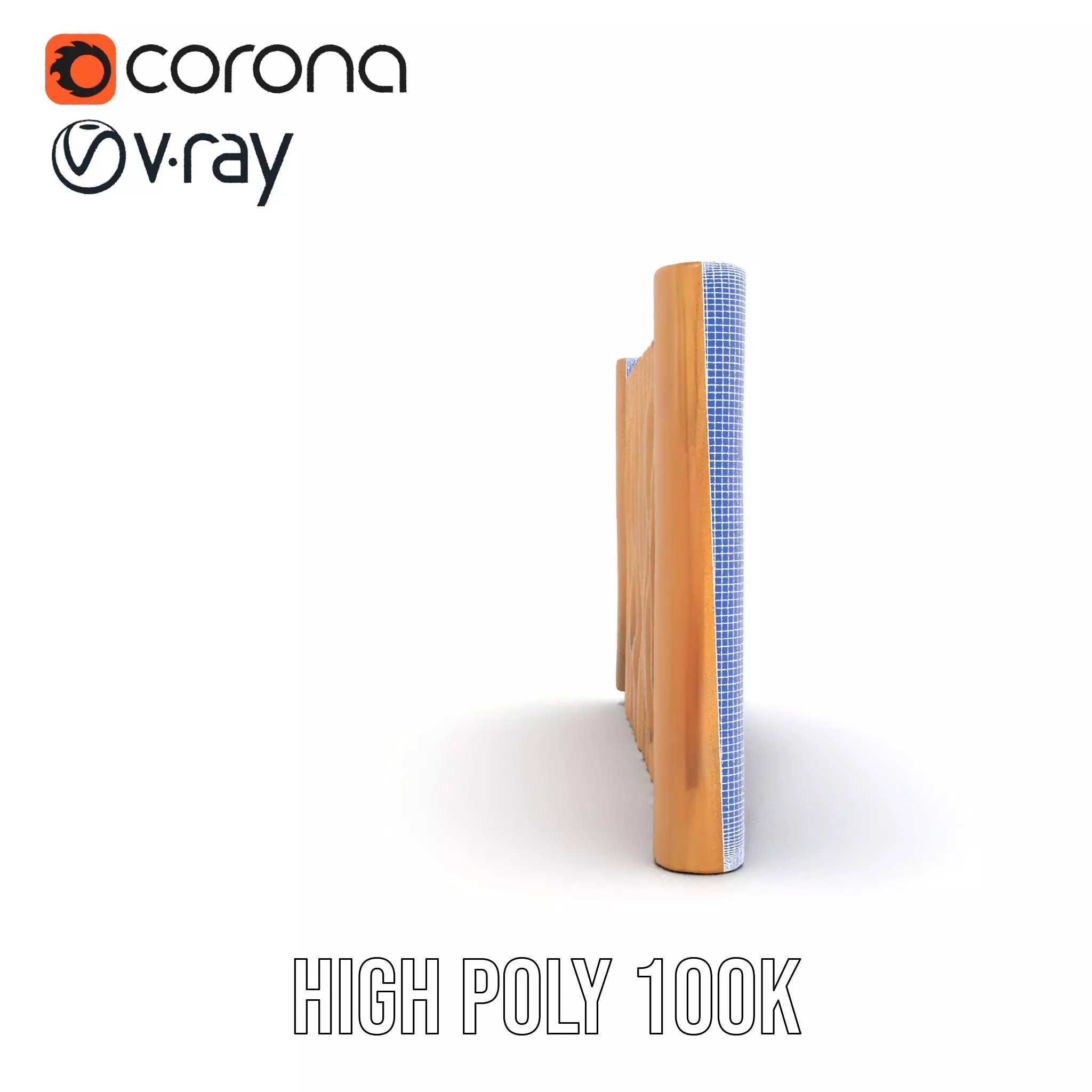 Rustic Wooden Fence model pack Low-poly 3D model_33