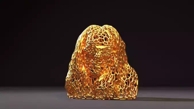Ozzy Osbourne Voronoi 3D print model