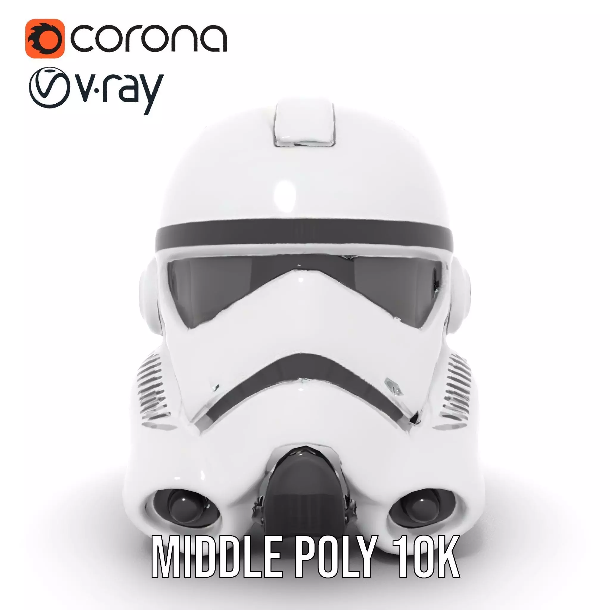 Galactic Patrol Helmet model pack Low-poly 3D model_15