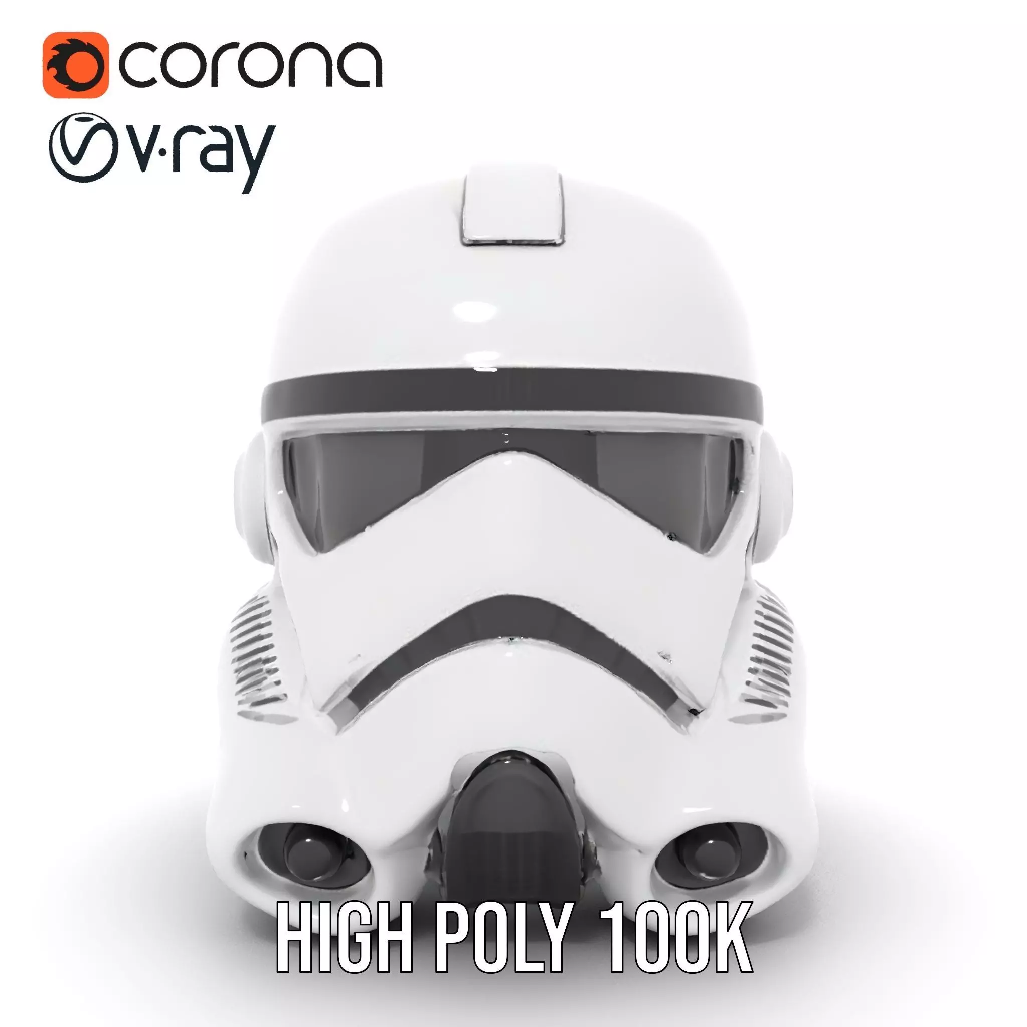 Galactic Patrol Helmet model pack Low-poly 3D model_29