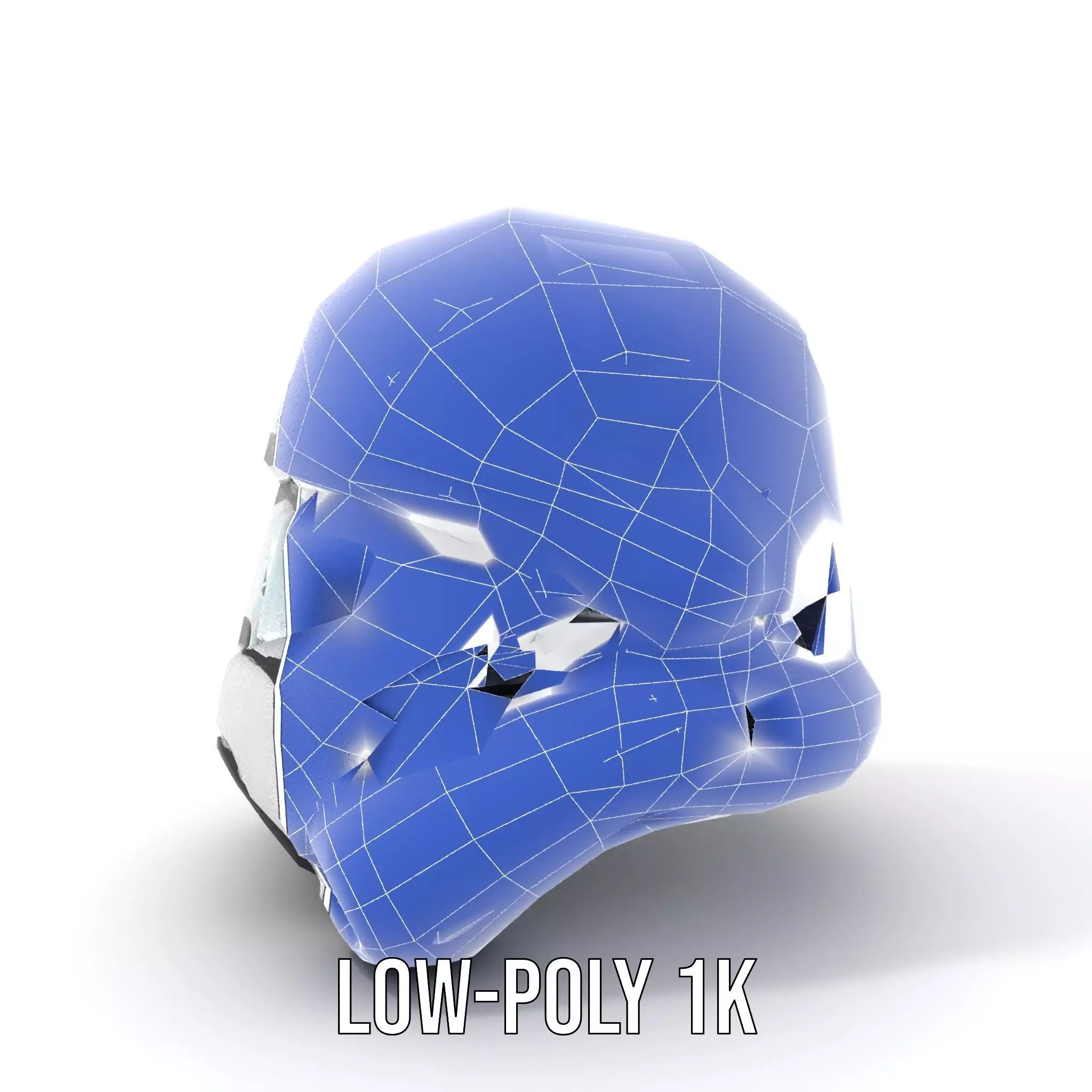 Galactic Patrol Helmet model pack Low-poly 3D model_16