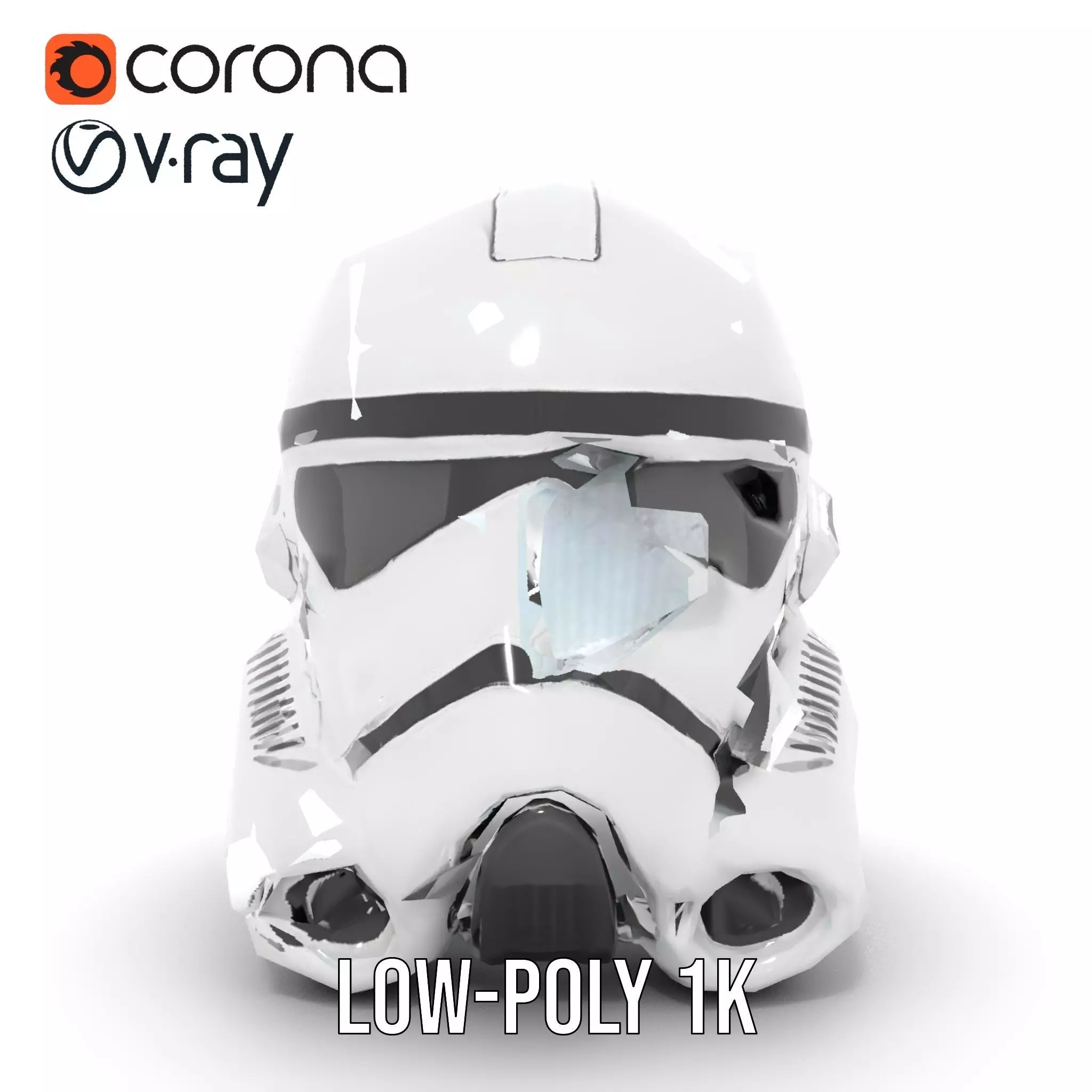 Galactic Patrol Helmet model pack Low-poly 3D model_25