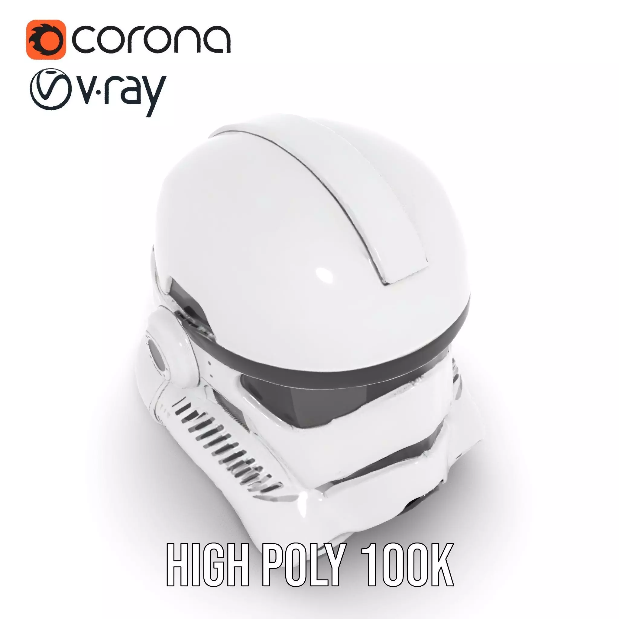 Galactic Patrol Helmet model pack Low-poly 3D model_23