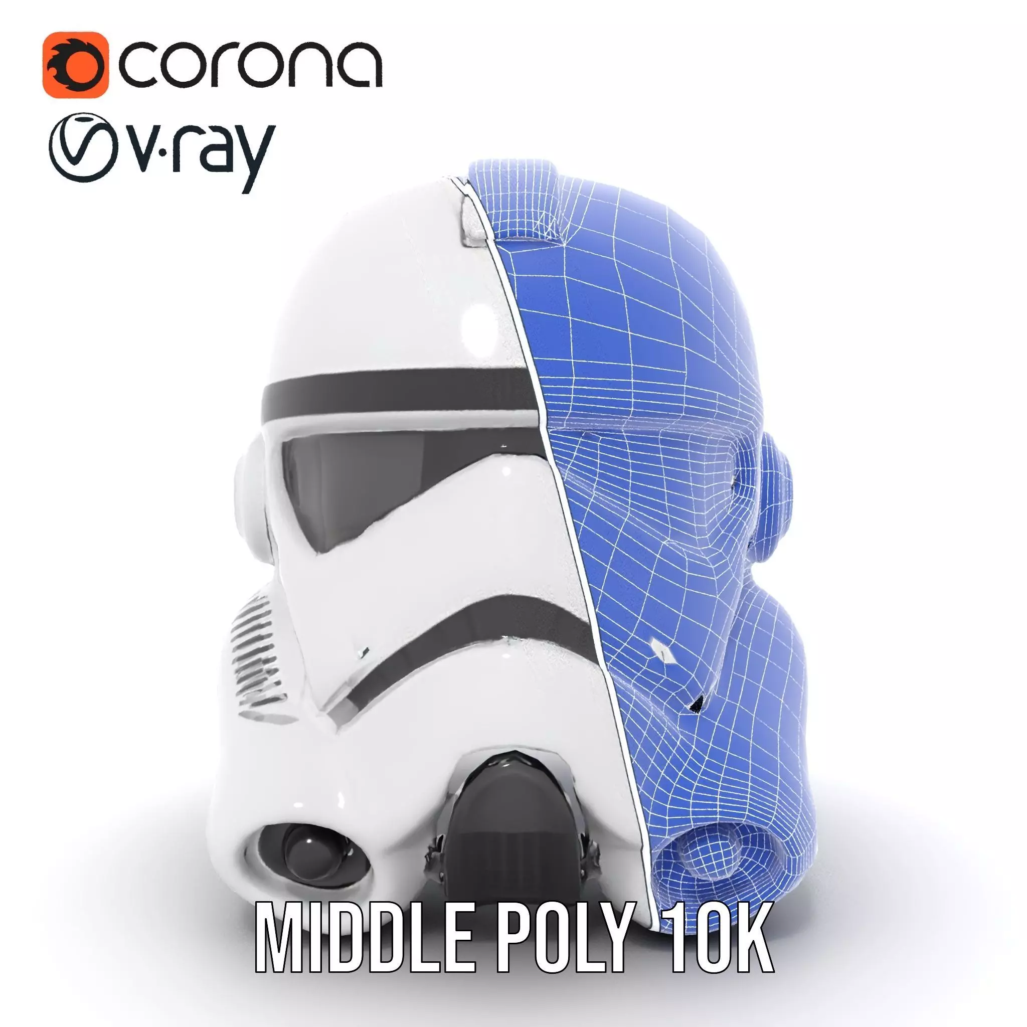 Galactic Patrol Helmet model pack Low-poly 3D model_24