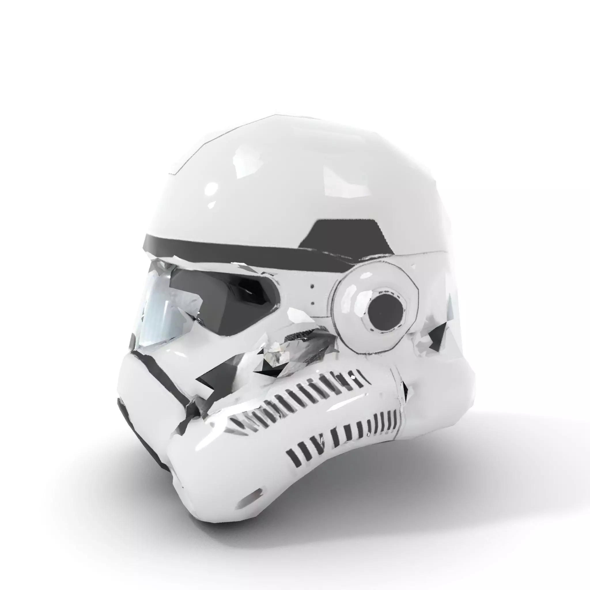 Galactic Patrol Helmet model pack Low-poly 3D model_7