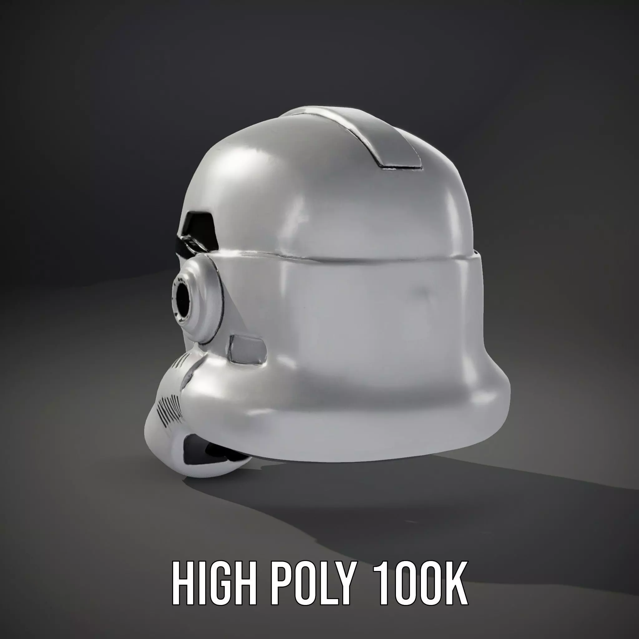 Galactic Patrol Helmet model pack Low-poly 3D model_10
