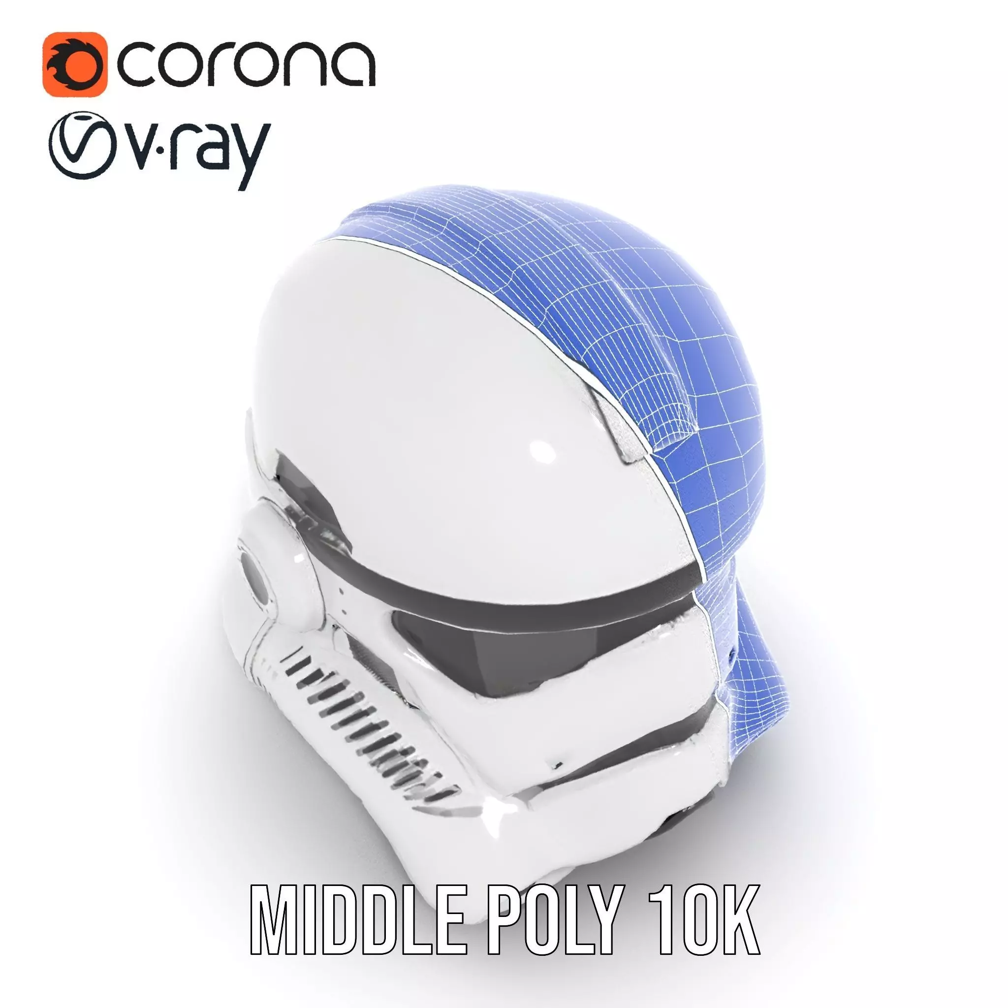 Galactic Patrol Helmet model pack Low-poly 3D model_18
