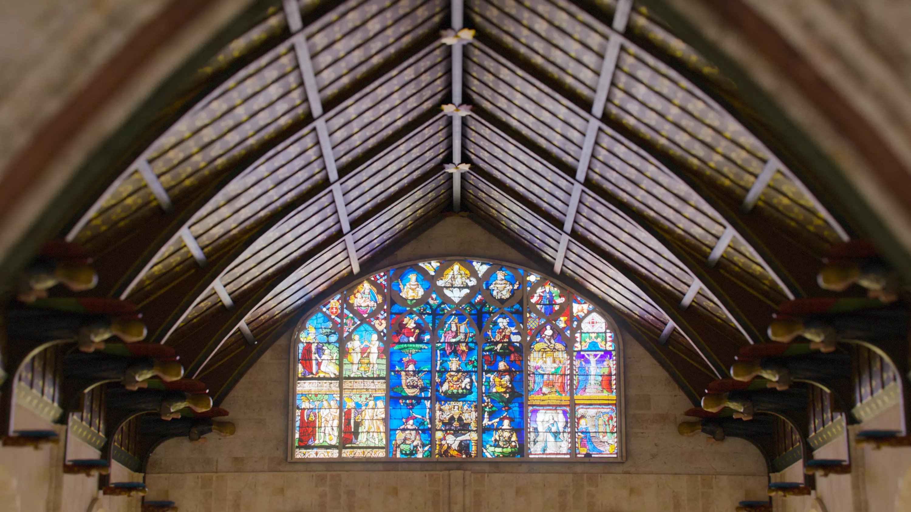 Cathedral FULL Transept Low-poly 3D model_4