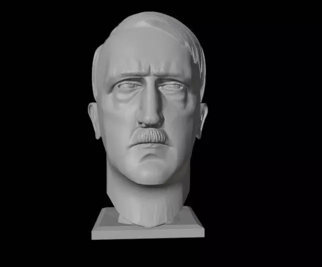 hitler head 3D print model