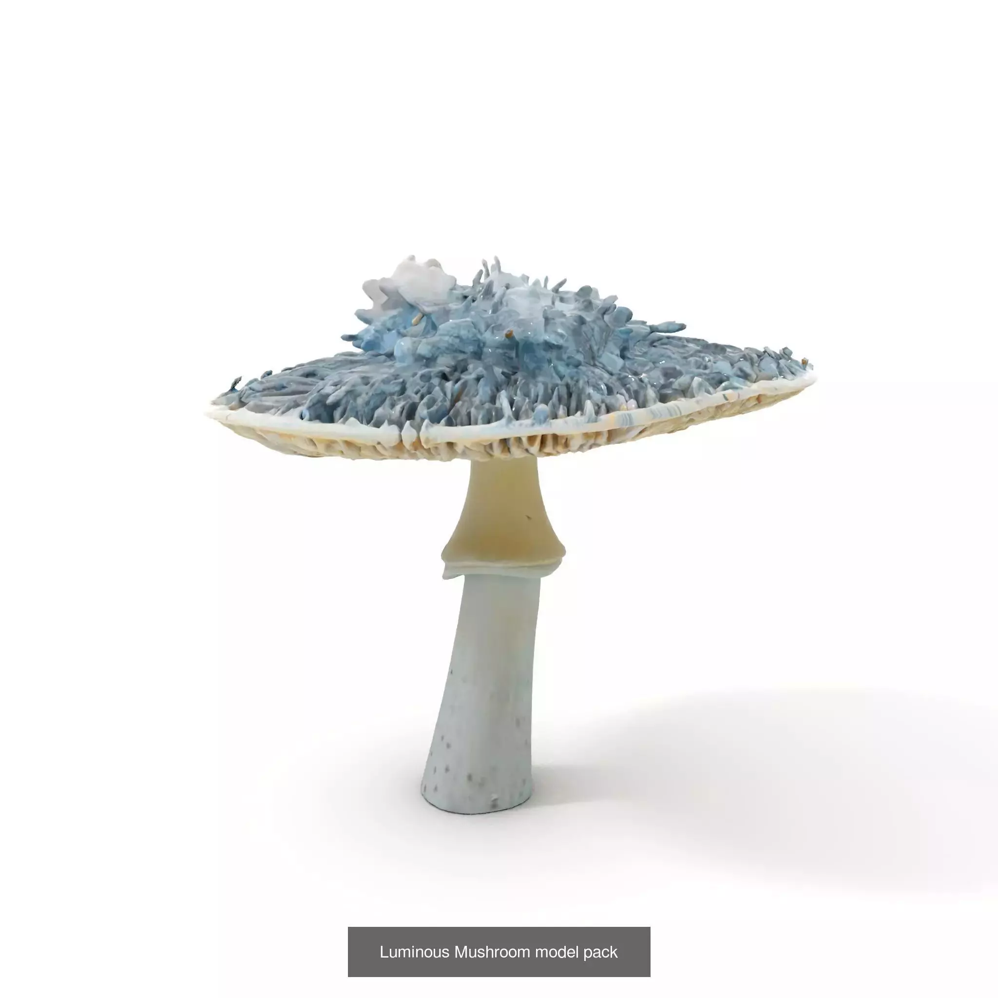 Glowing Mushrooms Universe 3D Model Collection_59