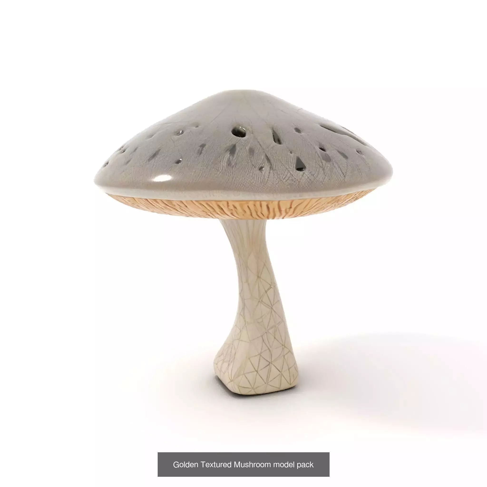 Glowing Mushrooms Universe 3D Model Collection_37