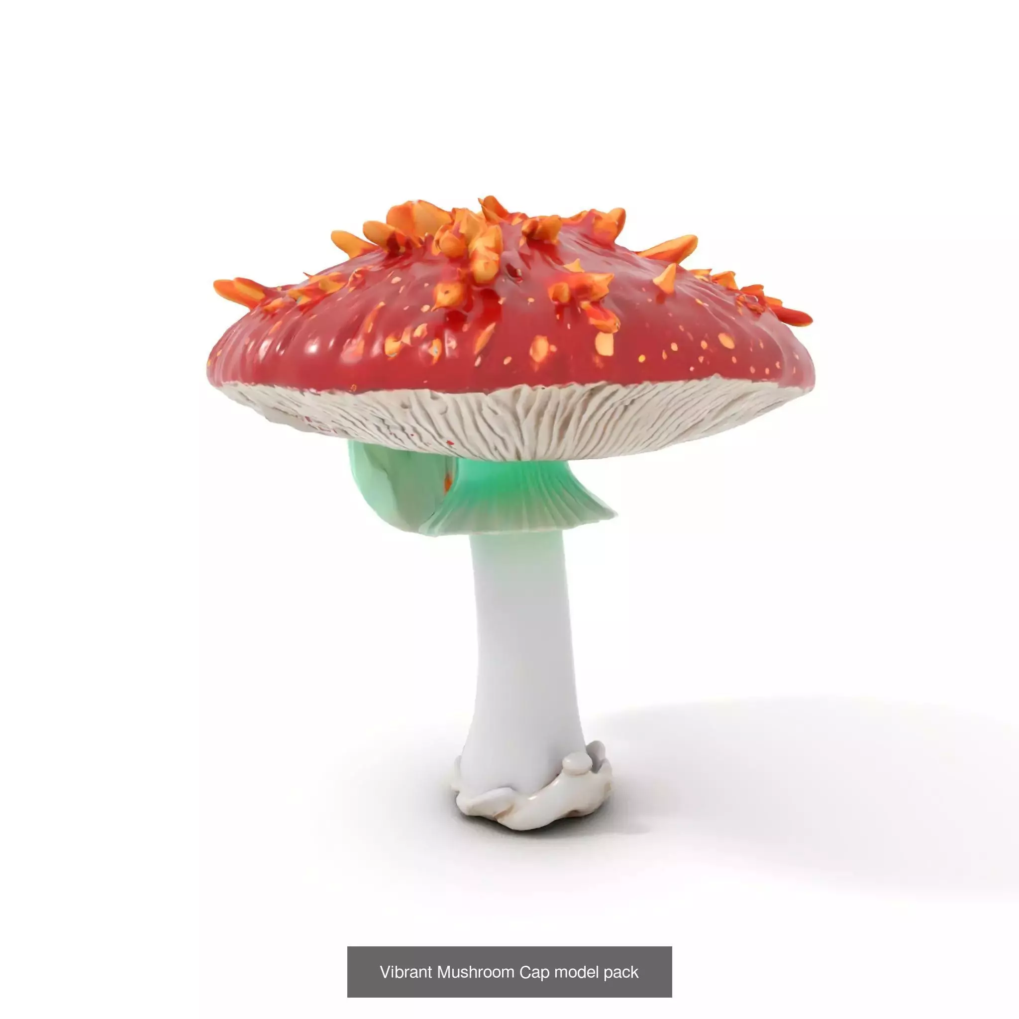 Glowing Mushrooms Universe 3D Model Collection_56